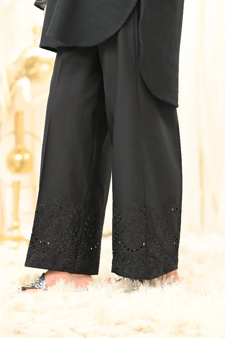 Cotton Schiffli Embroidered Flappers