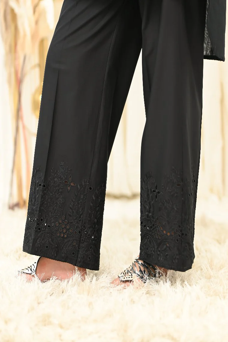 Cotton Schiffli Embroidered Flappers - Image 2