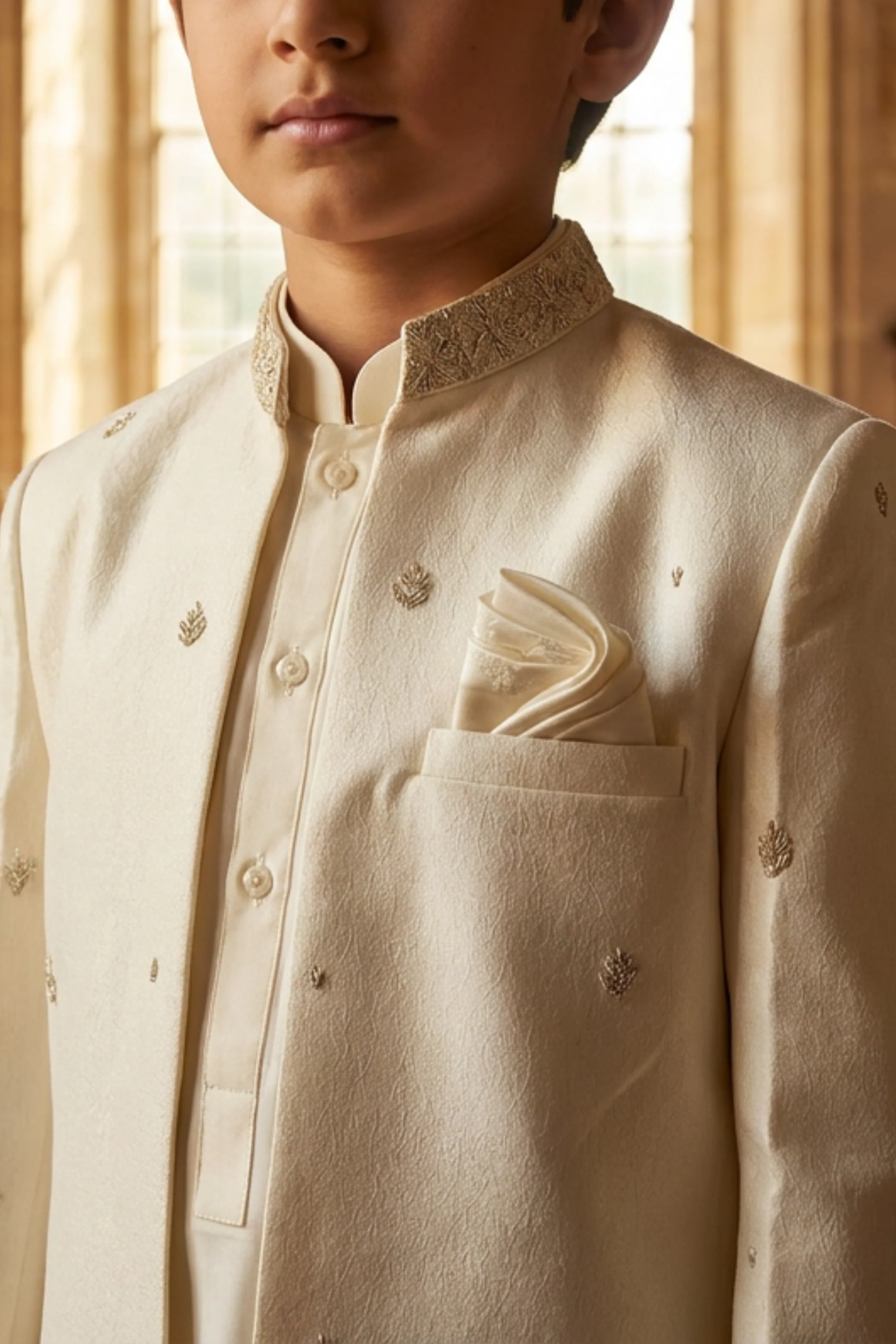 Motif Boys Sherwani Suit-1198 - Image 2