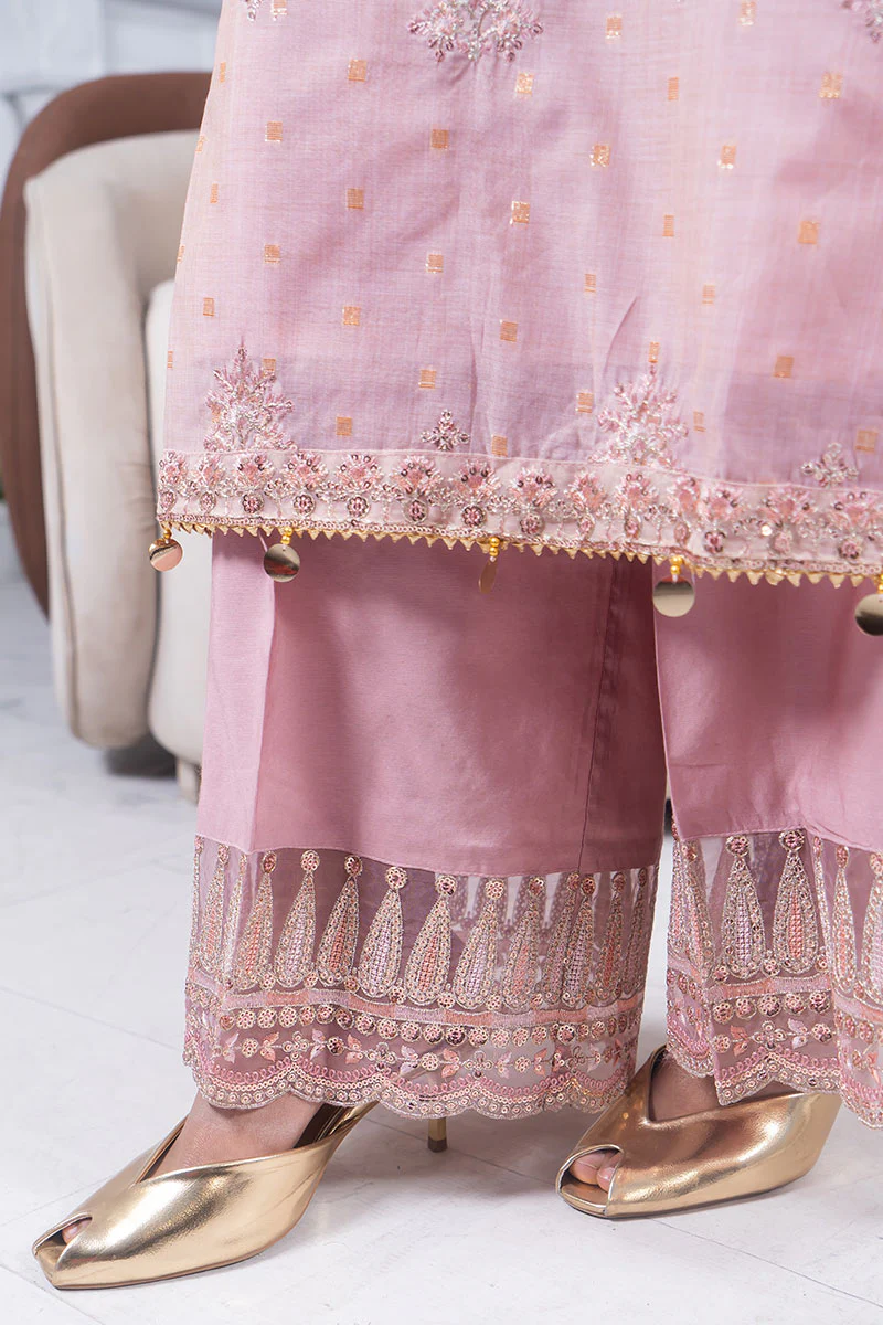 Motif Cambric Embroidered Suit-3810 - Image 4