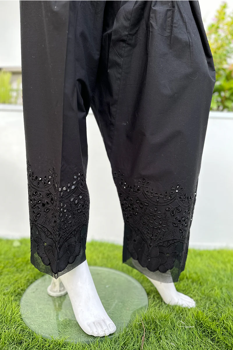 Motif Cotton Embroidered Shalwar - Image 4