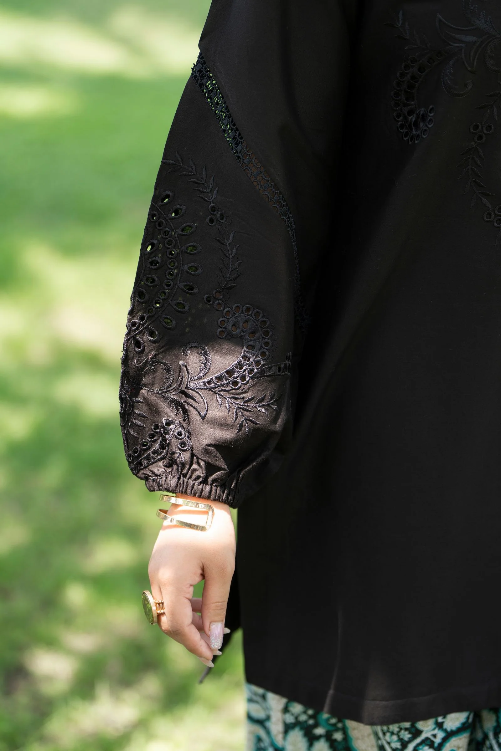 Motif Cotton Embroidered Suit-002 - Image 3