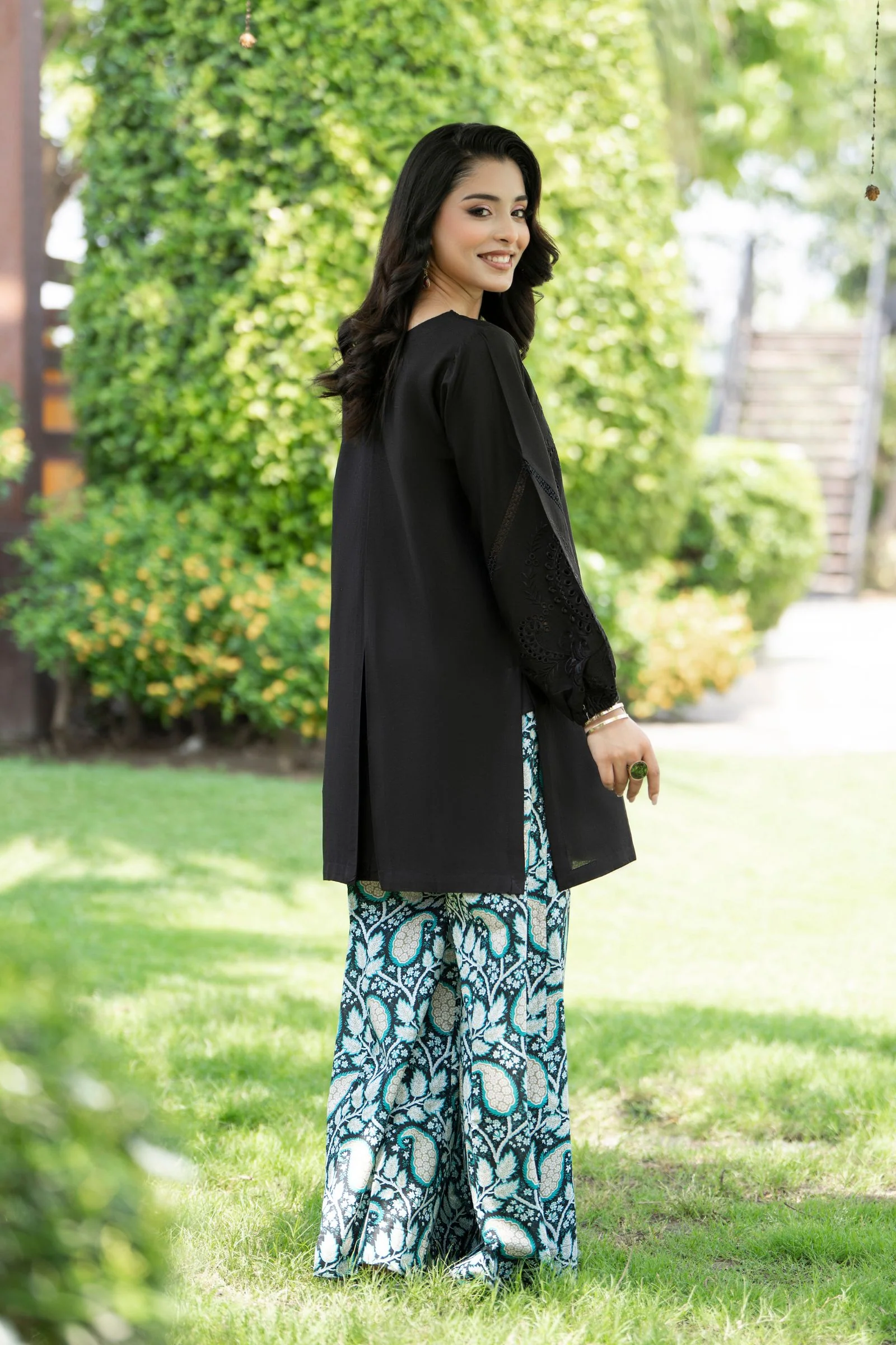 Motif Cotton Embroidered Suit-002 - Image 4