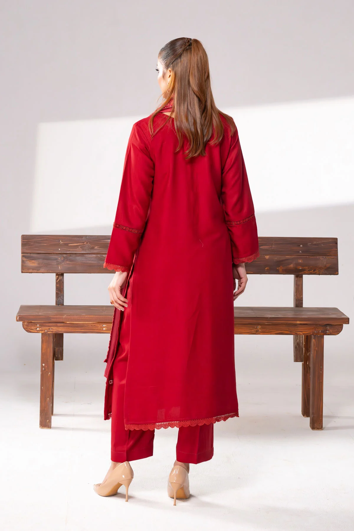 Motif Embroidered Marina Suit-3927 - Image 3