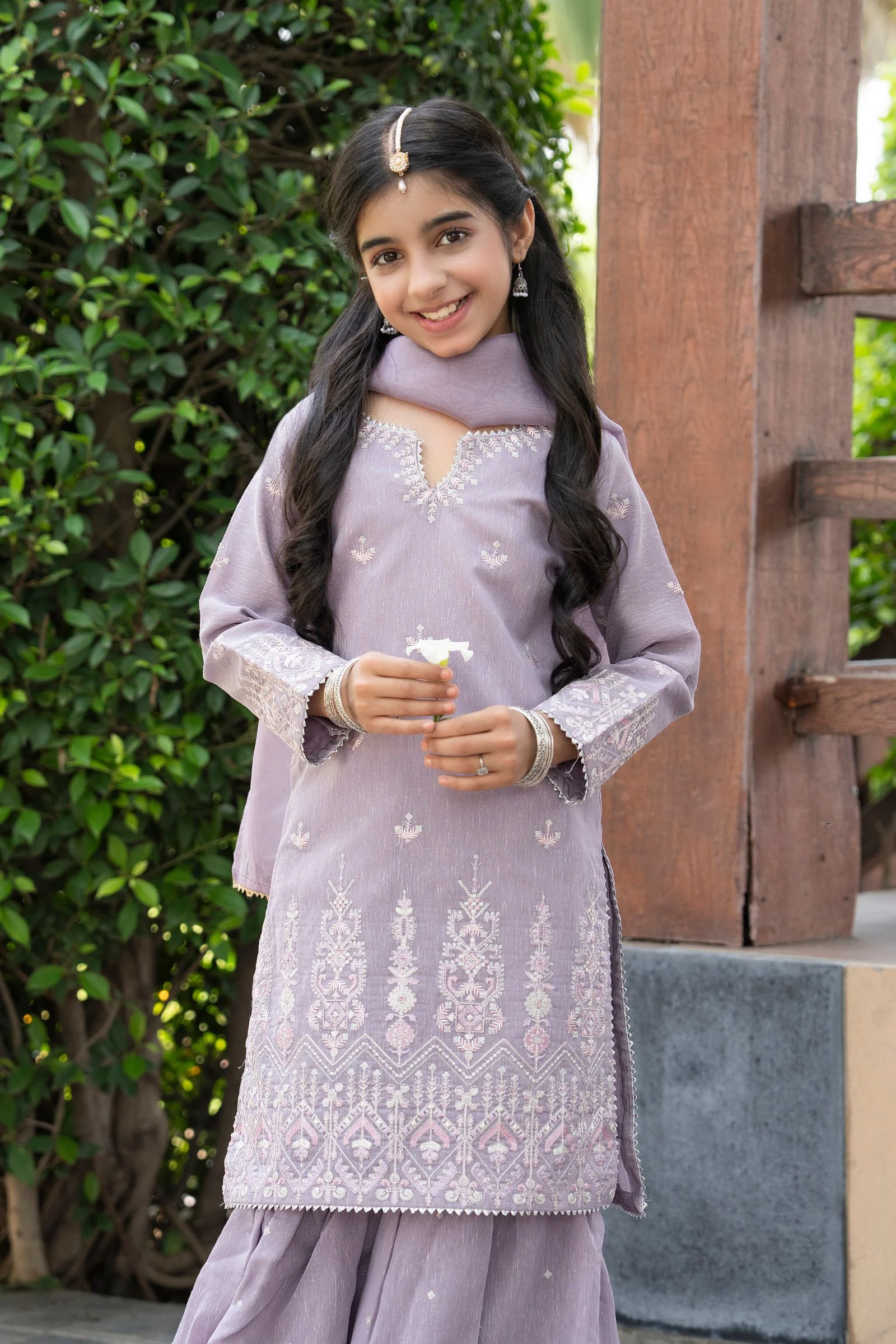 Motif Embroidered Munar Suit-571 - Image 6