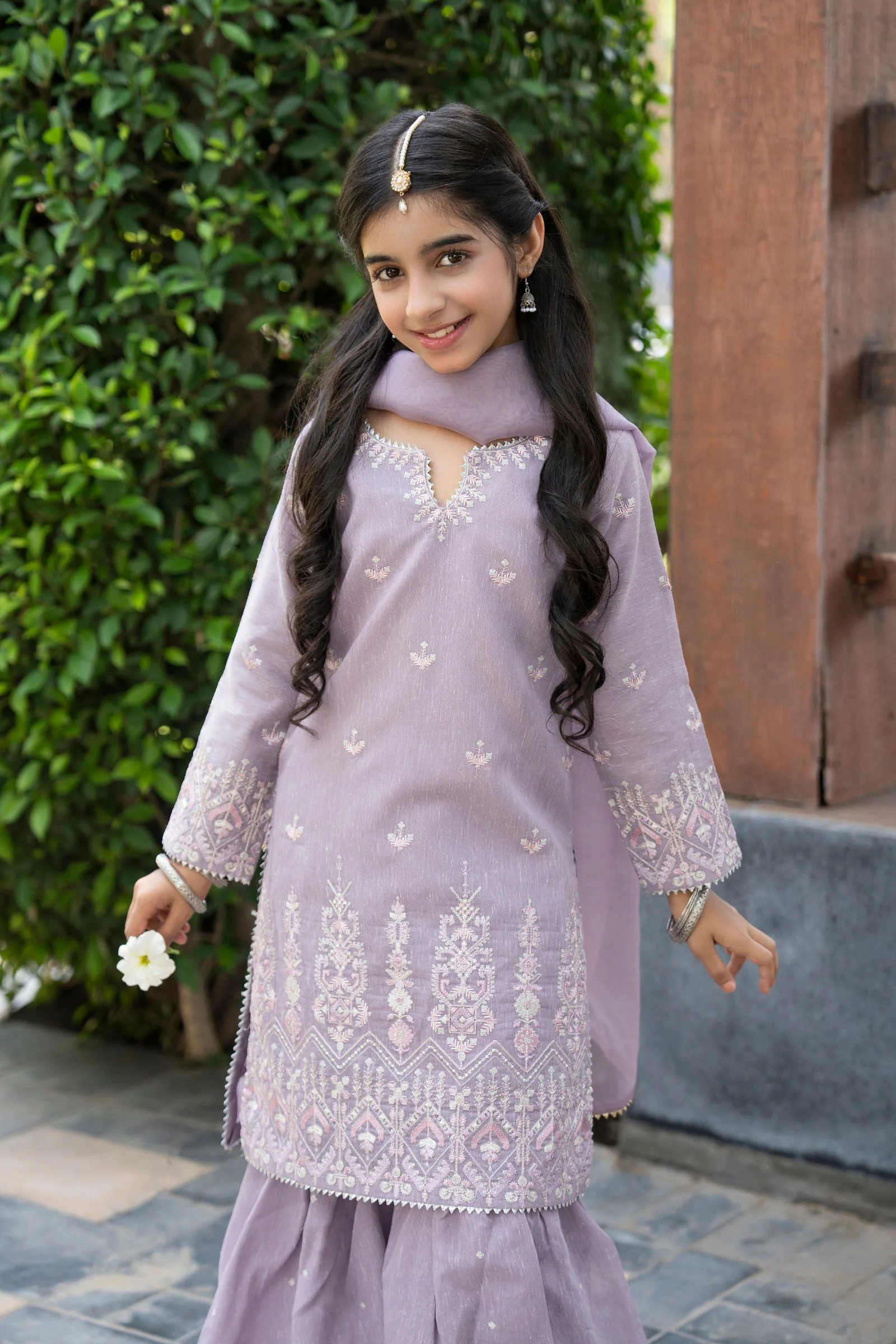 Motif Embroidered Munar Suit-571 - Image 7