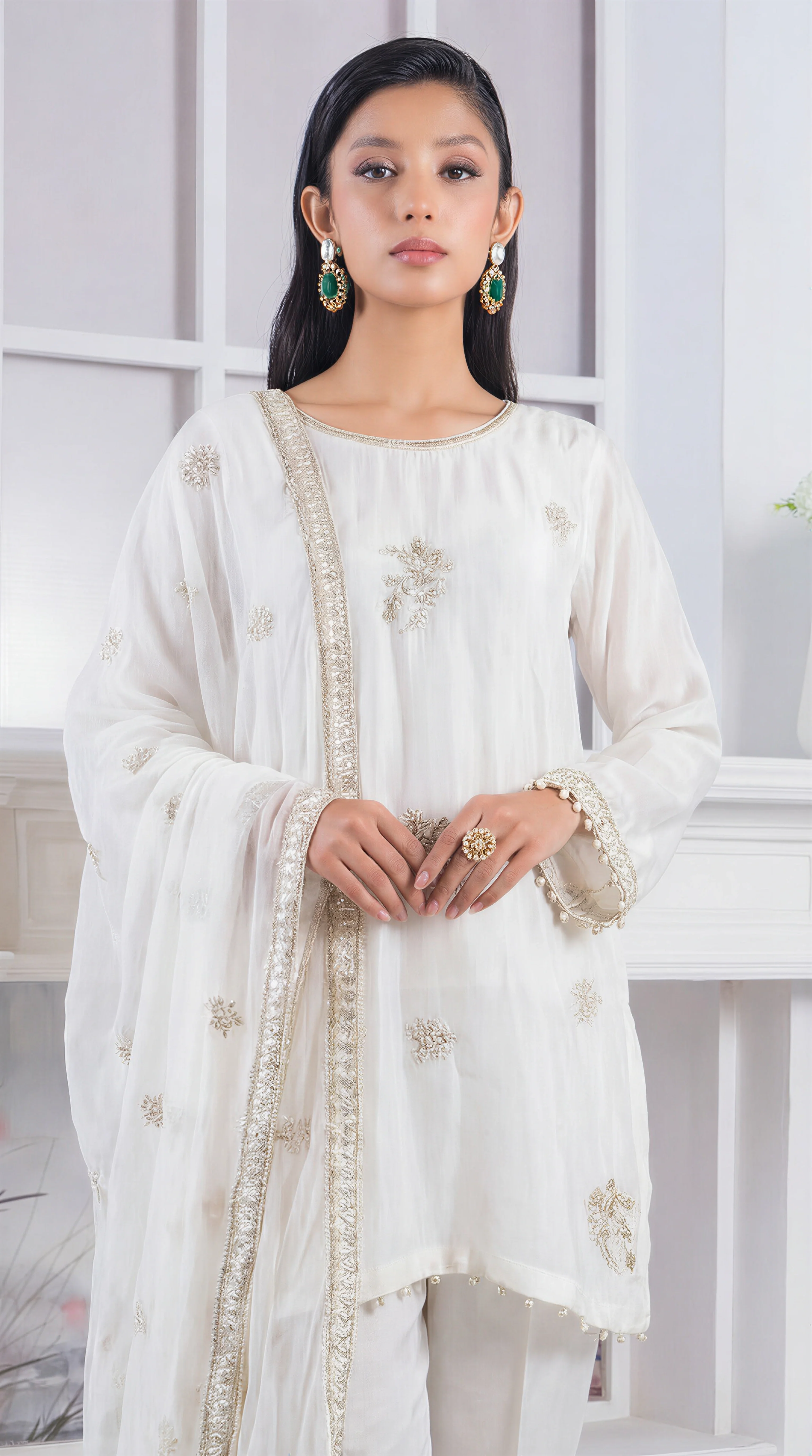 Motif Grip Embroidered Suit-035 - Image 4