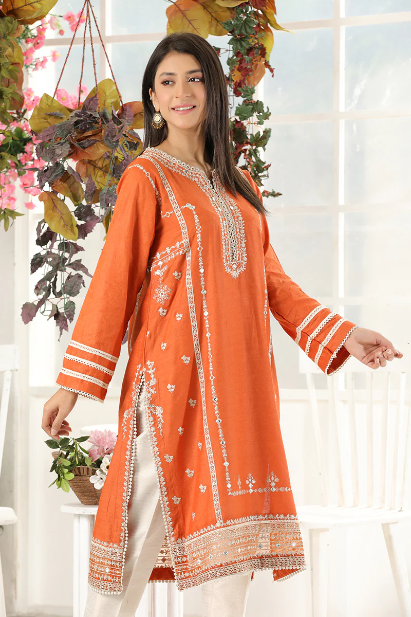 Motif Embroidered Suit-145 - Image 4
