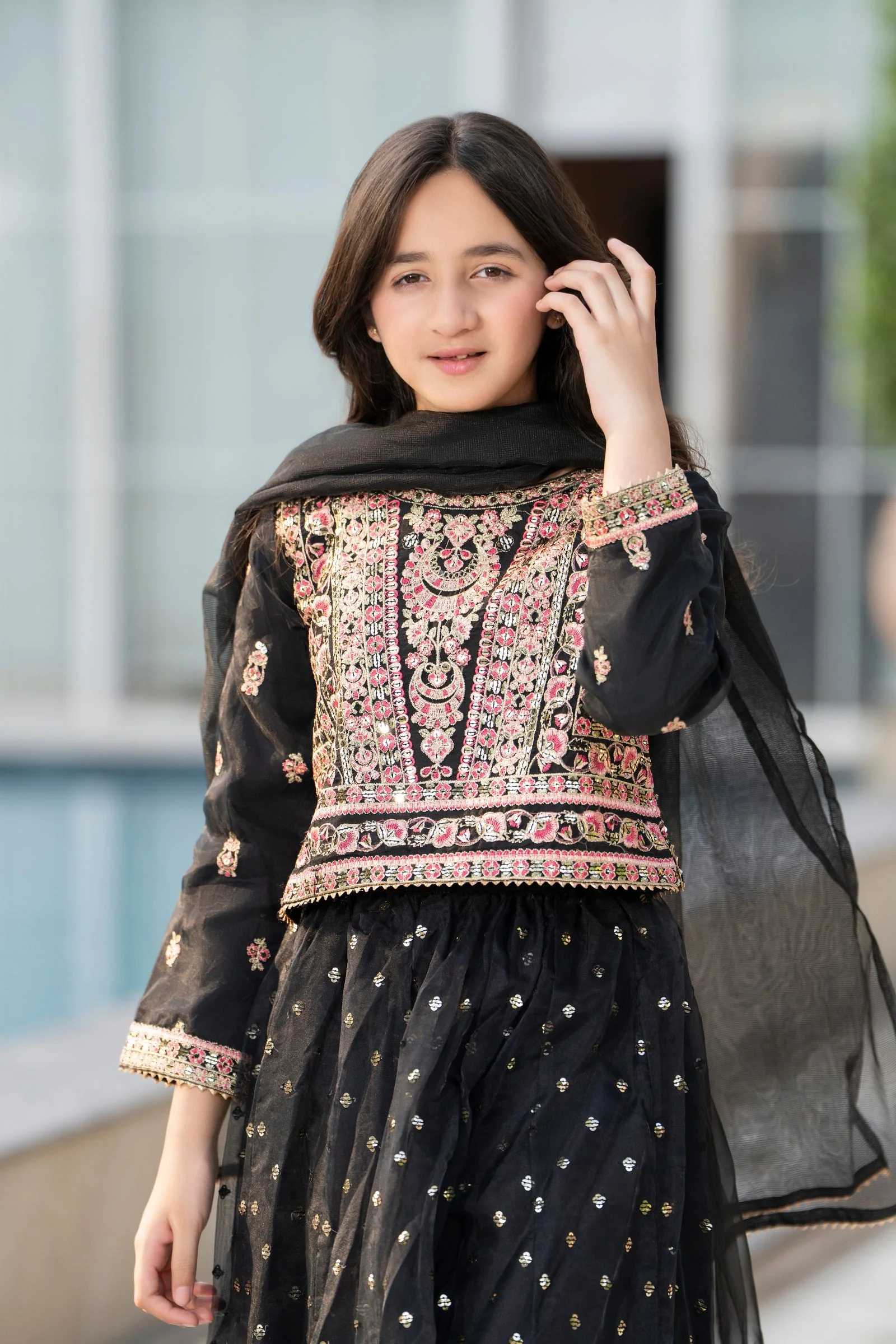 Motif Girls Embroidered Lawn Suit-703 - Image 6