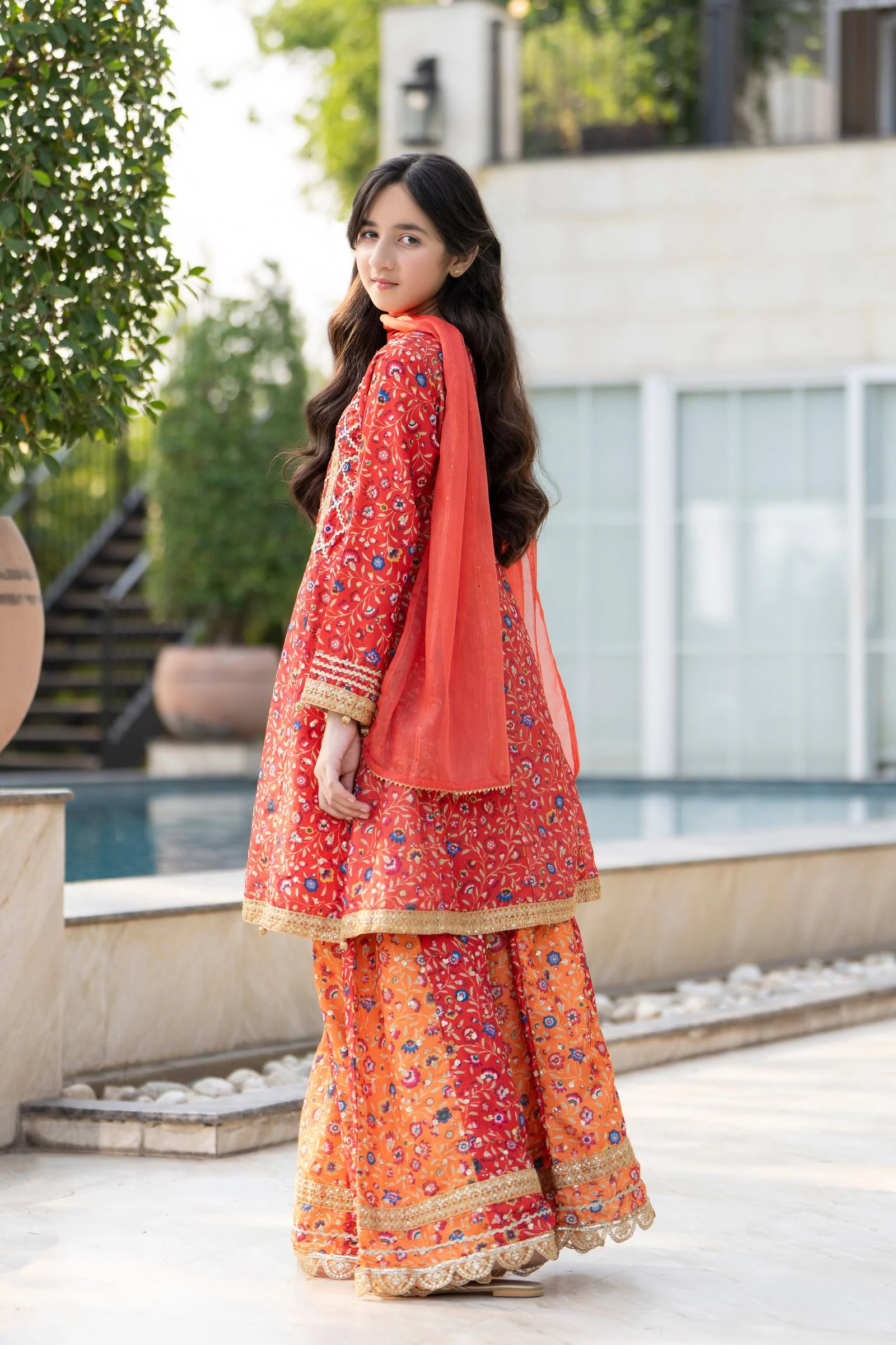 Motif Girls Embroidered Lawn Suit-704 - Image 4