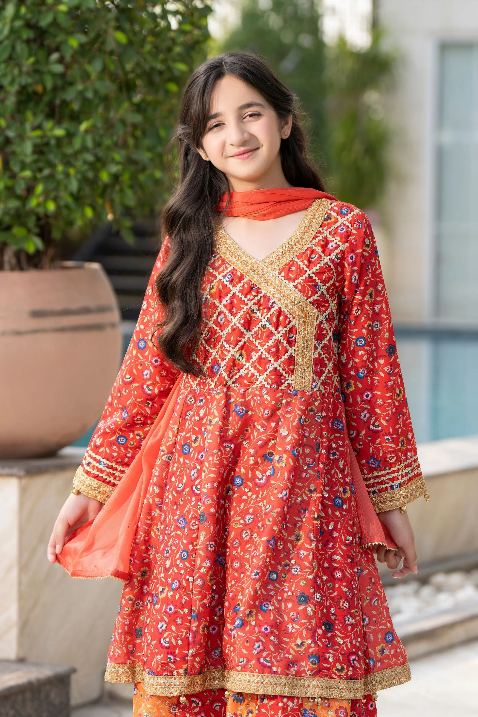 Motif Girls Embroidered Lawn Suit-704 - Image 5