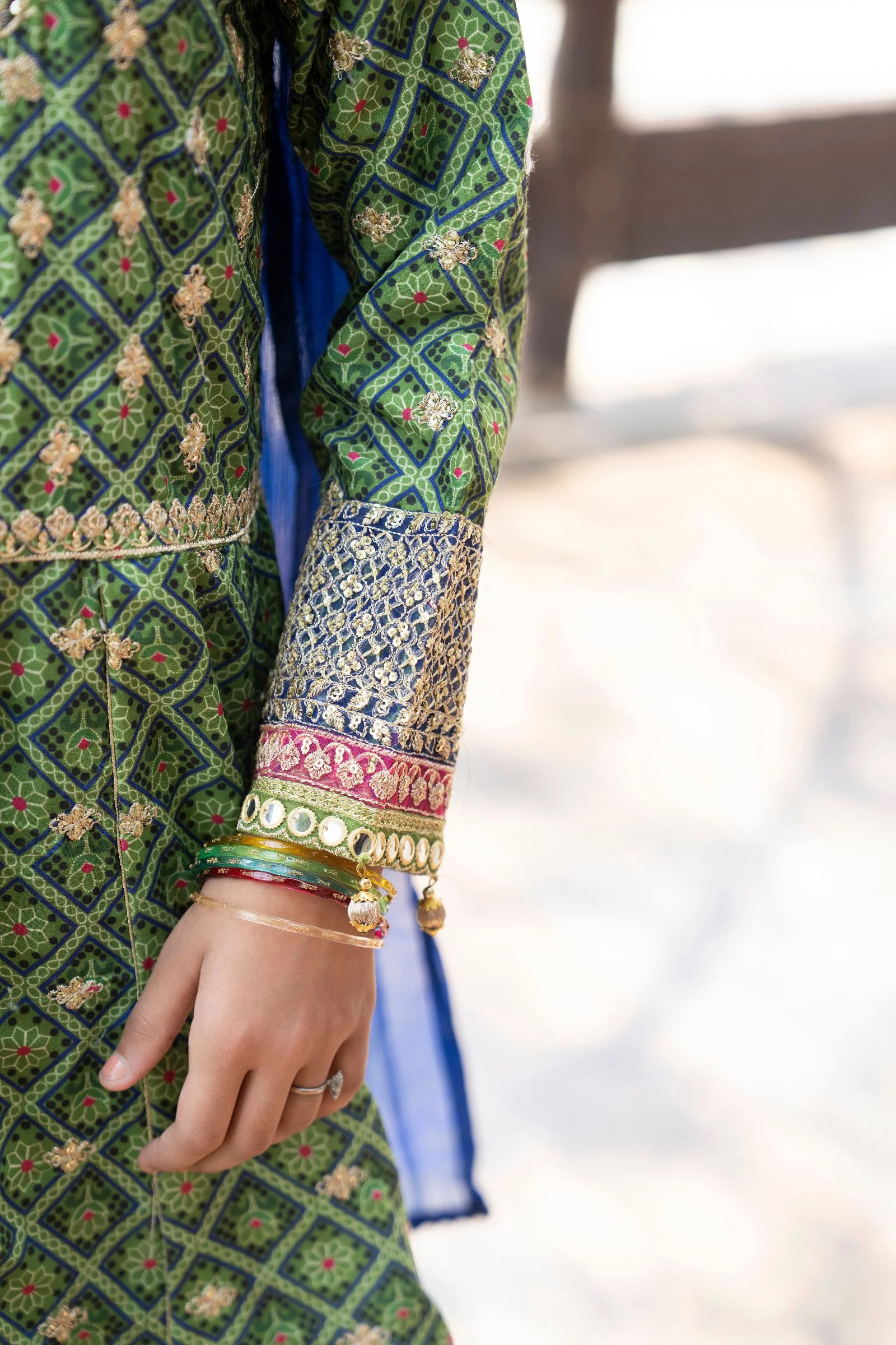 Motif Girls Embroidered Lawn Suit-707 - Image 3