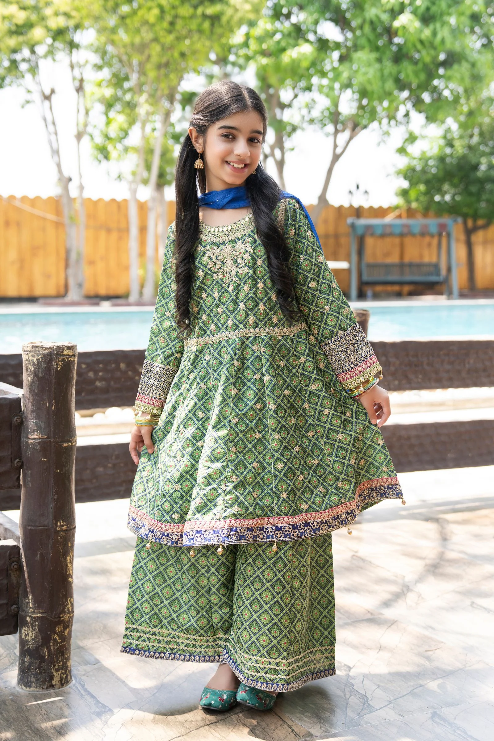 Motif Girls Embroidered Lawn Suit-707 - Image 5