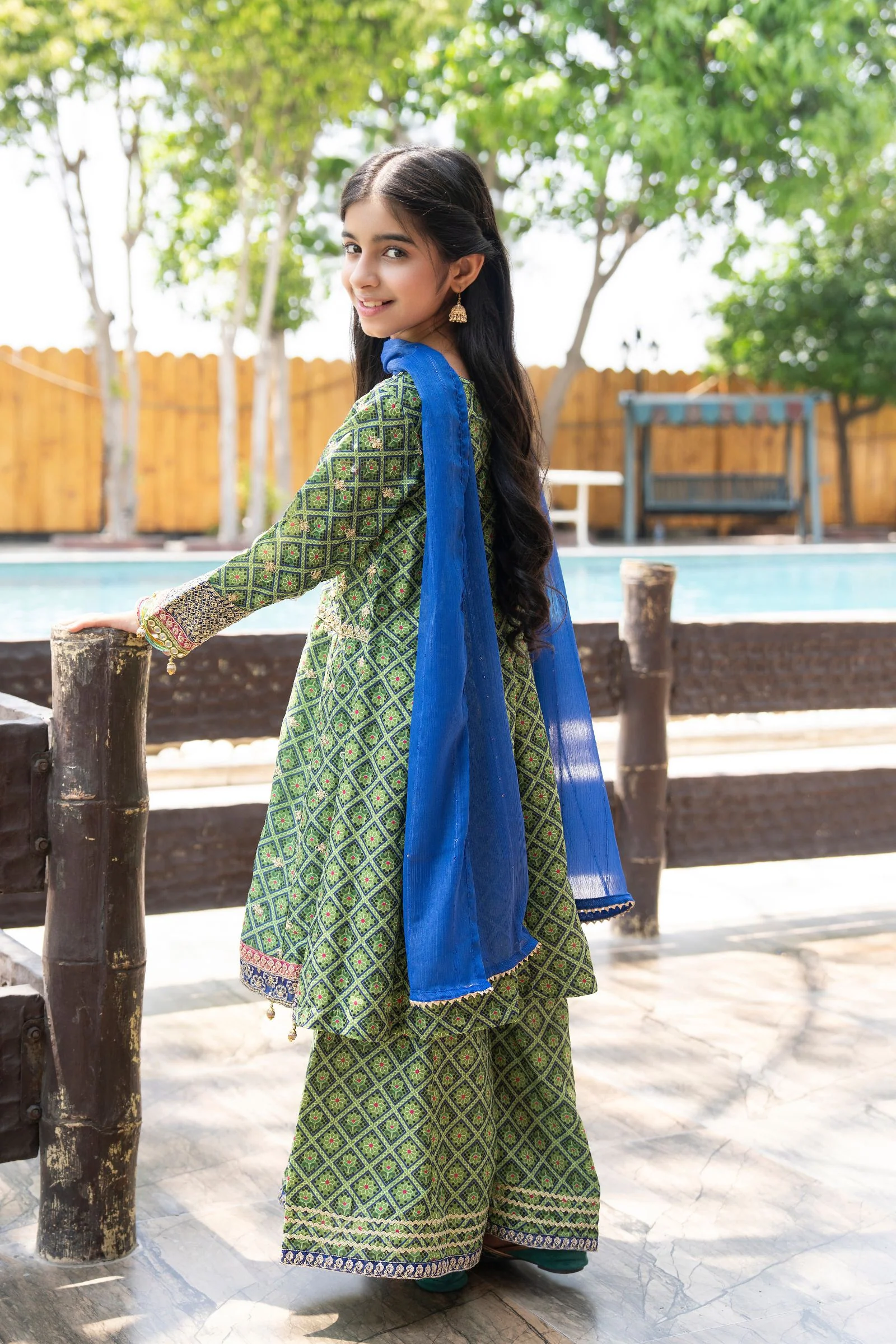 Motif Girls Embroidered Lawn Suit-707 - Image 6