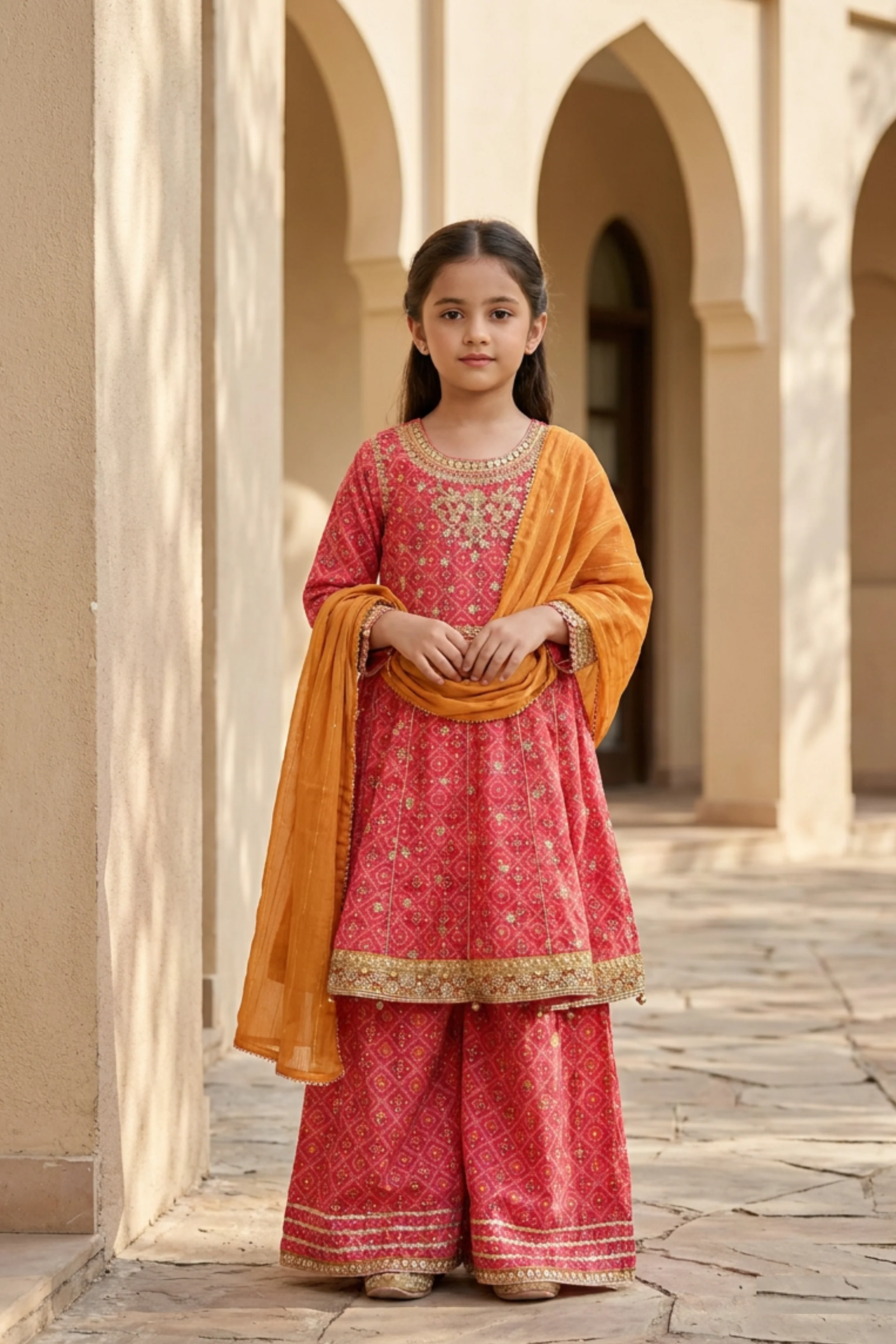 Motif Girls Embroidered Lawn Suit-707 - Image 8