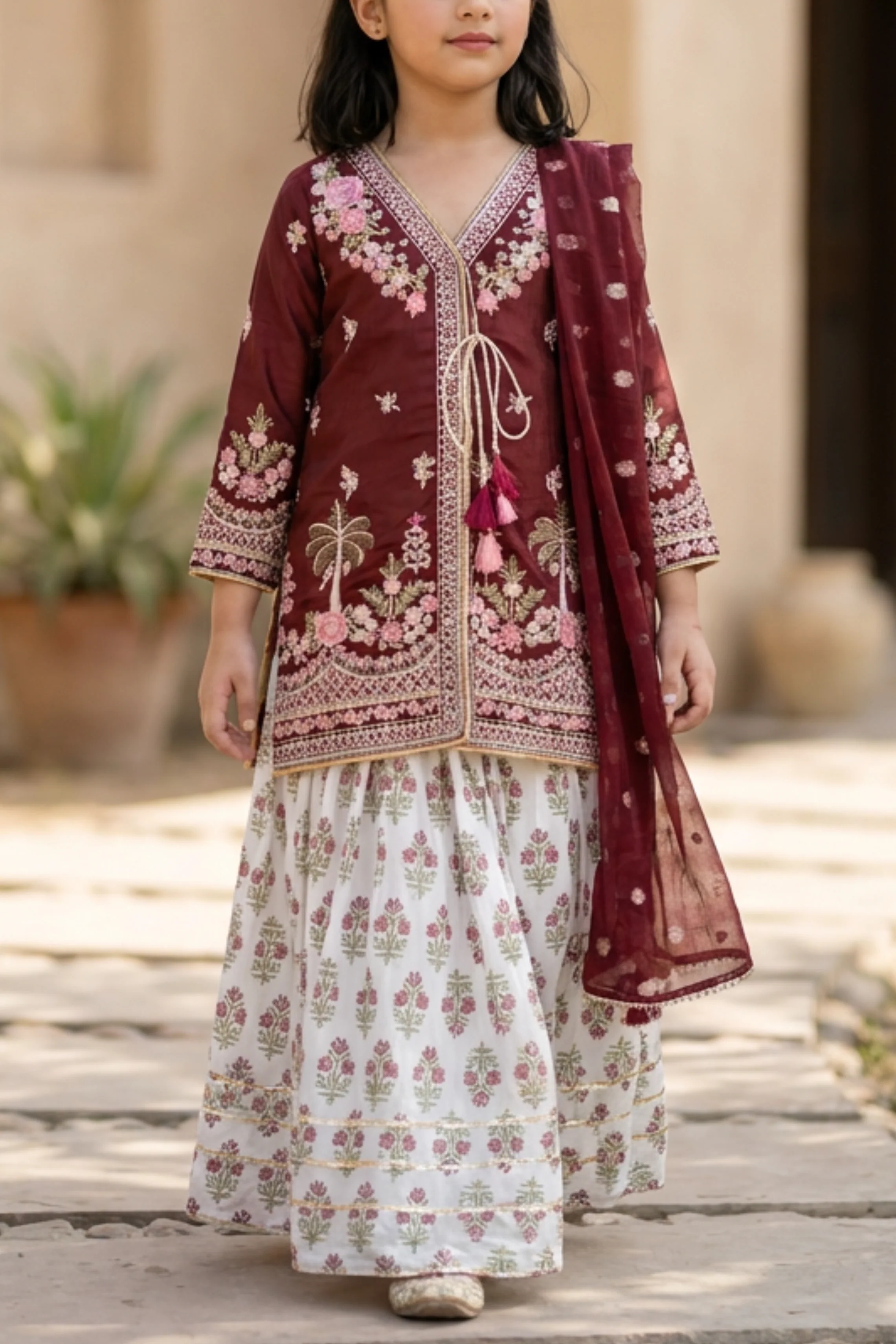 Motif Girls Embroidered Lawn Suit-712 - Image 2