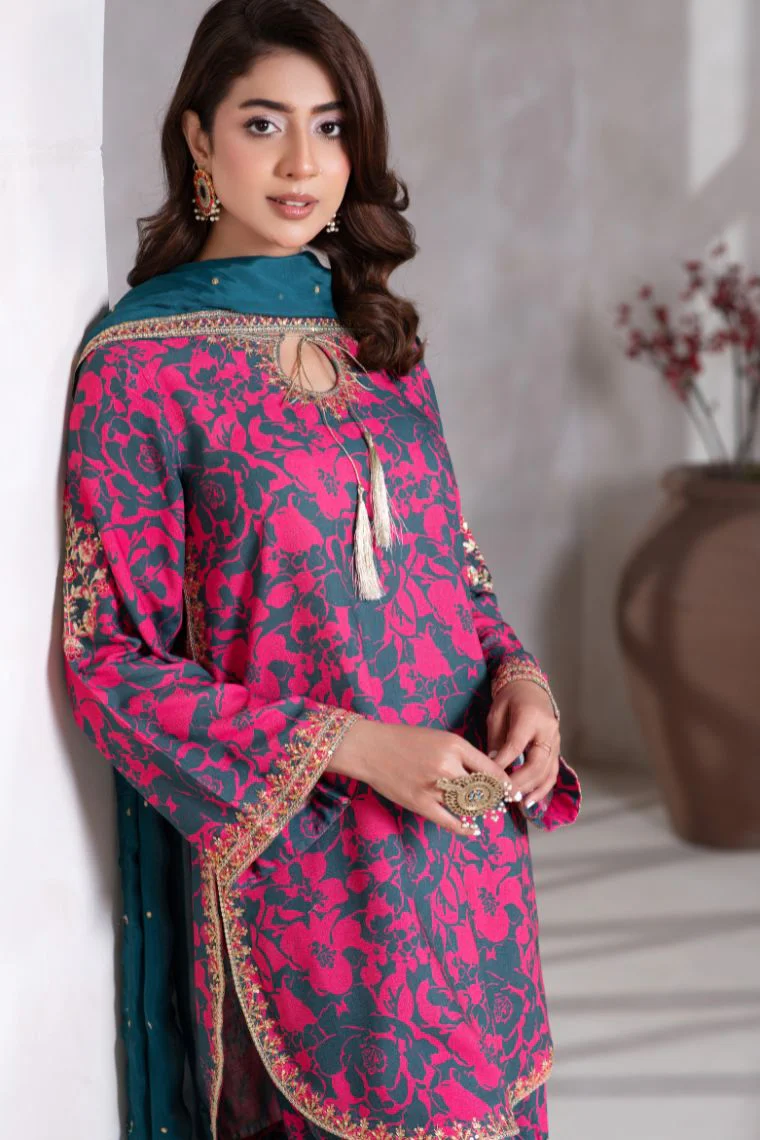 Motif Karandi Embroidered Suit-057 - Image 5