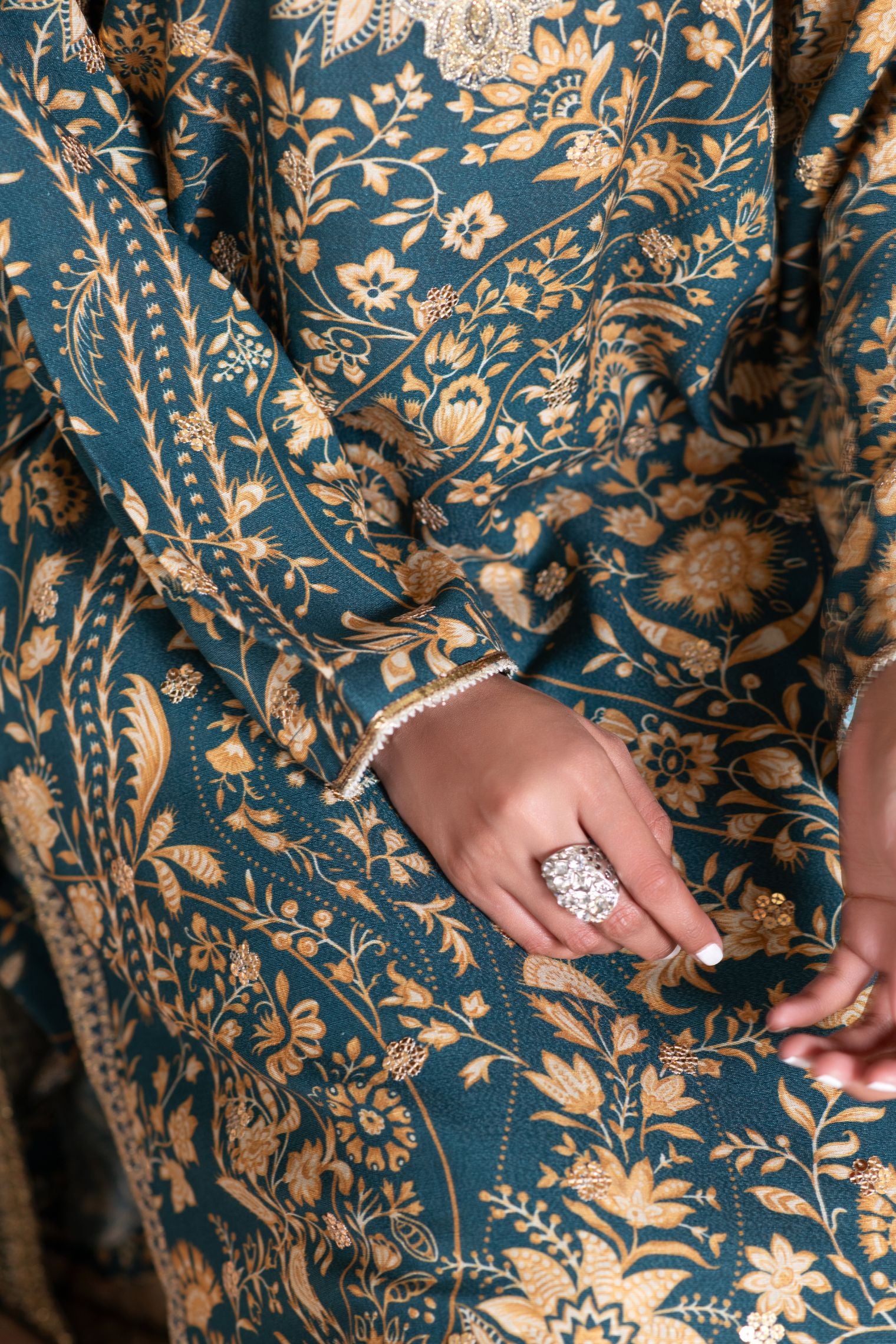 Motif Karandi Embroidered Suit-056 - Image 7