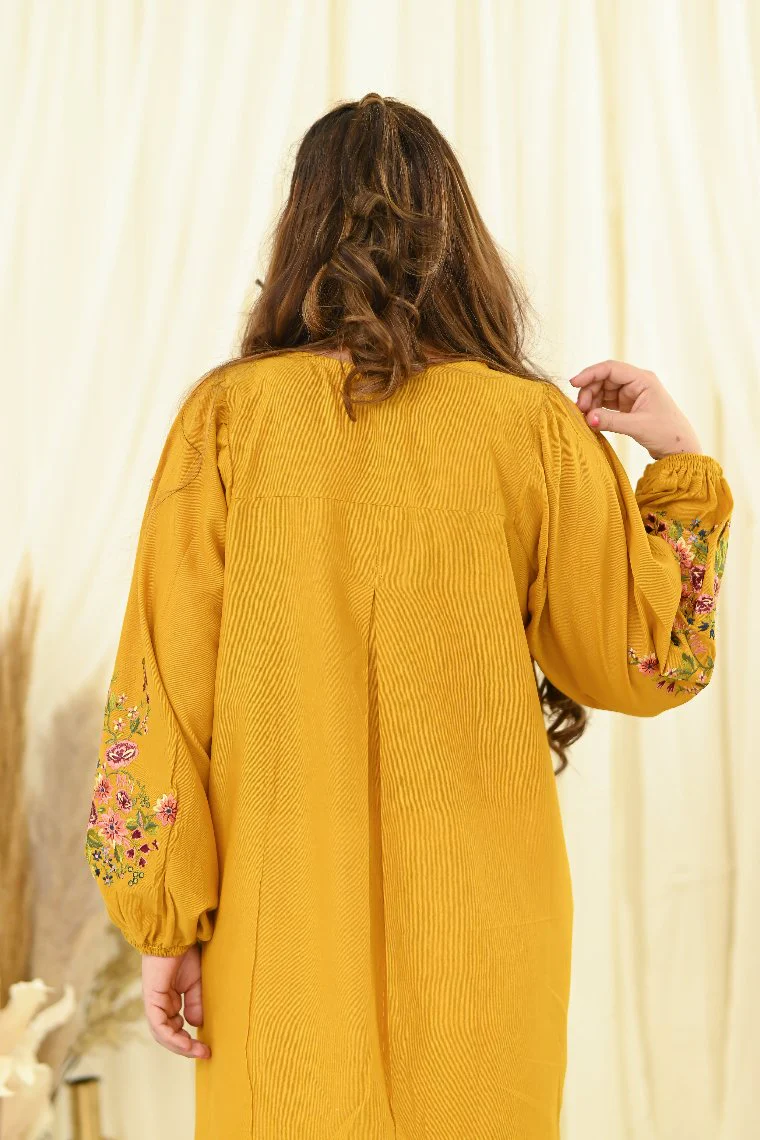 Motif Khaddar Embroidered Kurta-166 - Image 4