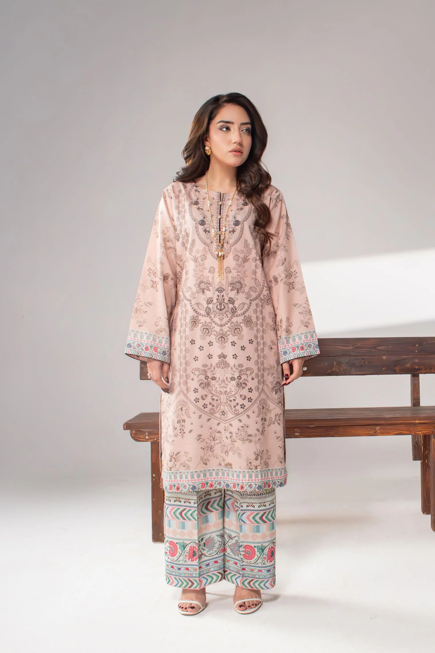 MOTIF KHADDAR PRINTED SUIT-011 - Image 10