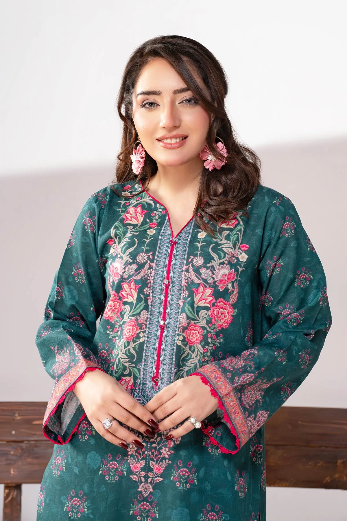 MOTIF KHADDAR PRINTED SUIT-013 - Image 5
