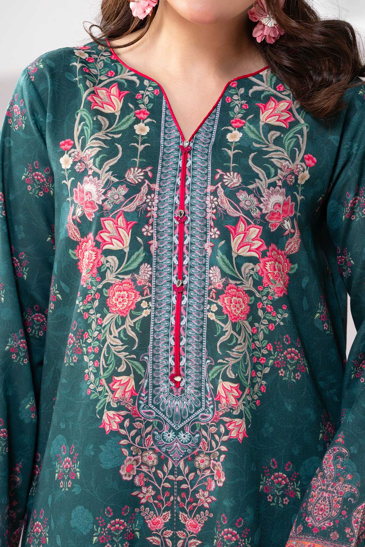 MOTIF KHADDAR PRINTED SUIT-013 - Image 7