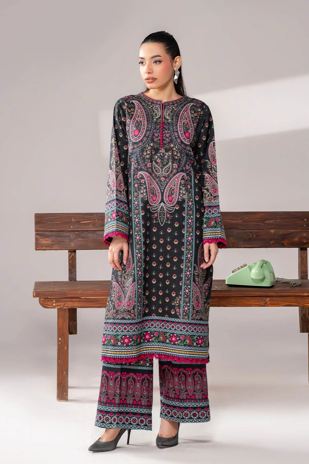MOTIF KHADDAR PRINTED SUIT-012 - Image 5