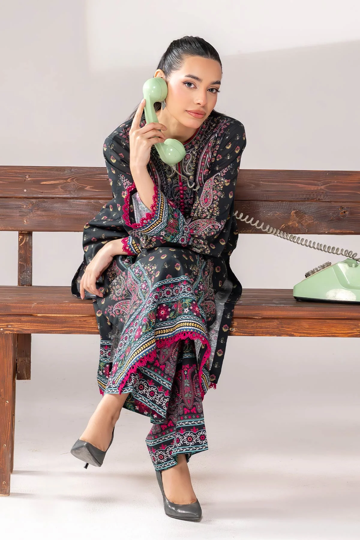 MOTIF KHADDAR PRINTED SUIT-012 - Image 7