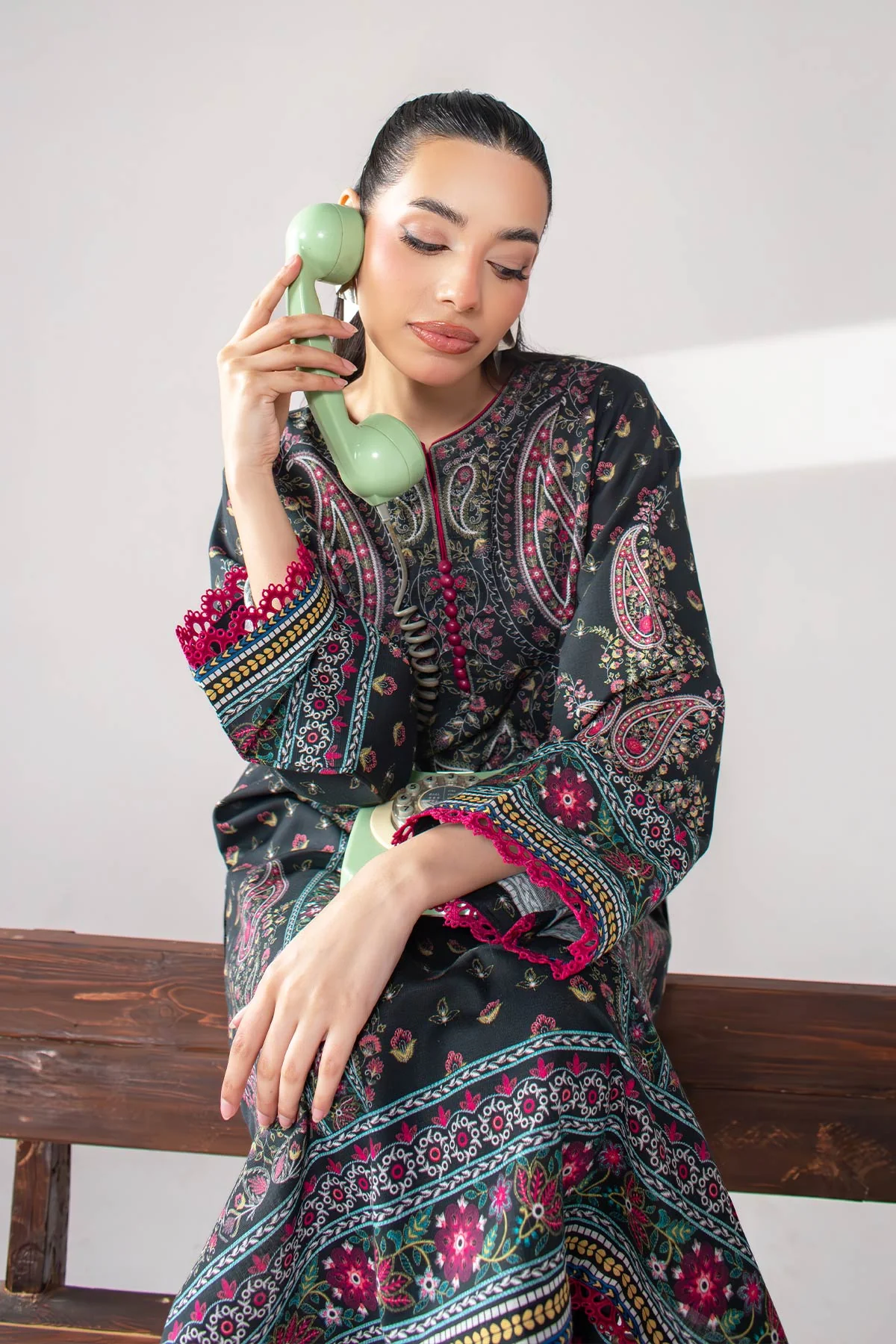 MOTIF KHADDAR PRINTED SUIT-012 - Image 9