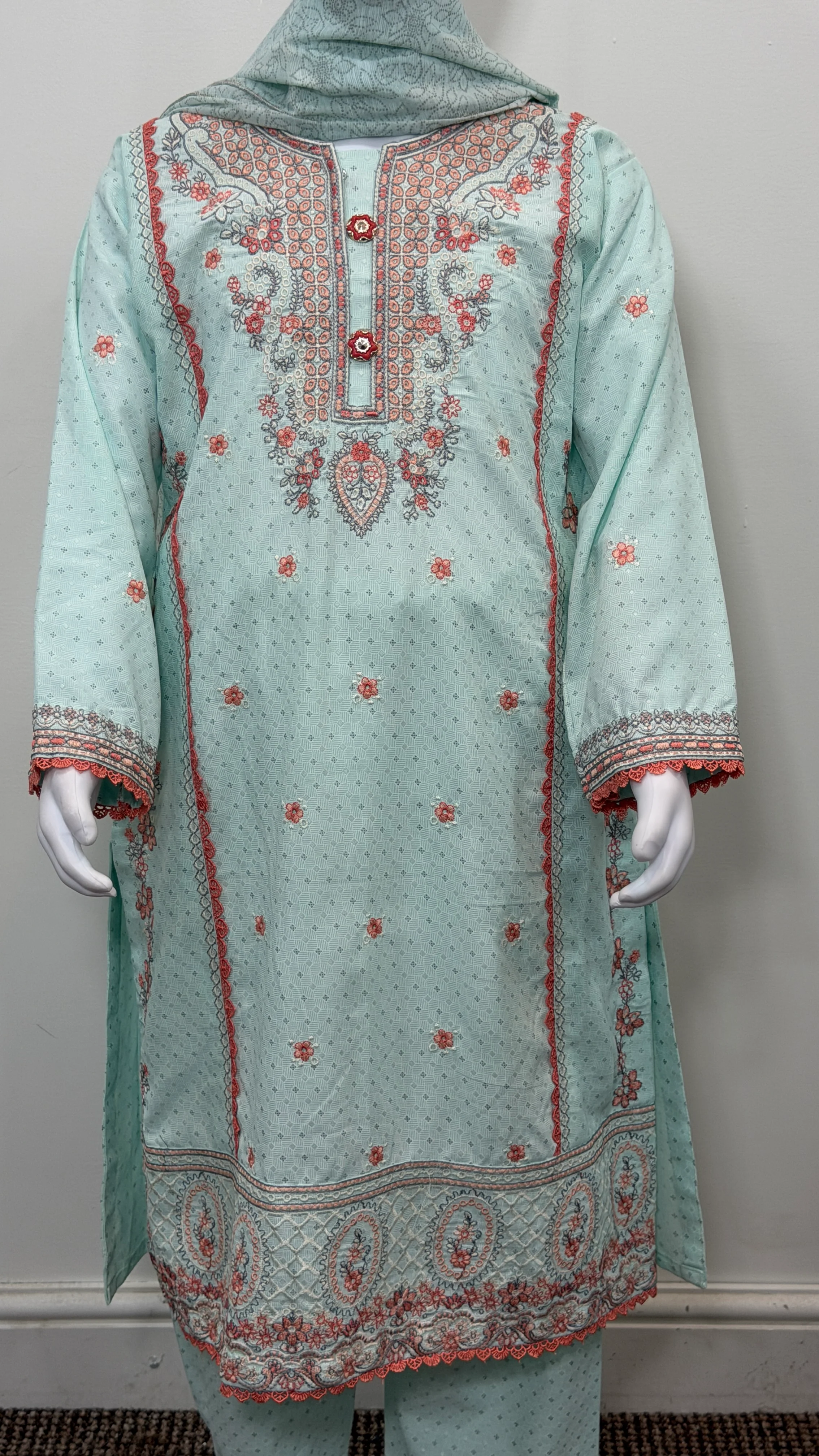 Motif Kids Cotton Printed Suit-26523 - Image 5
