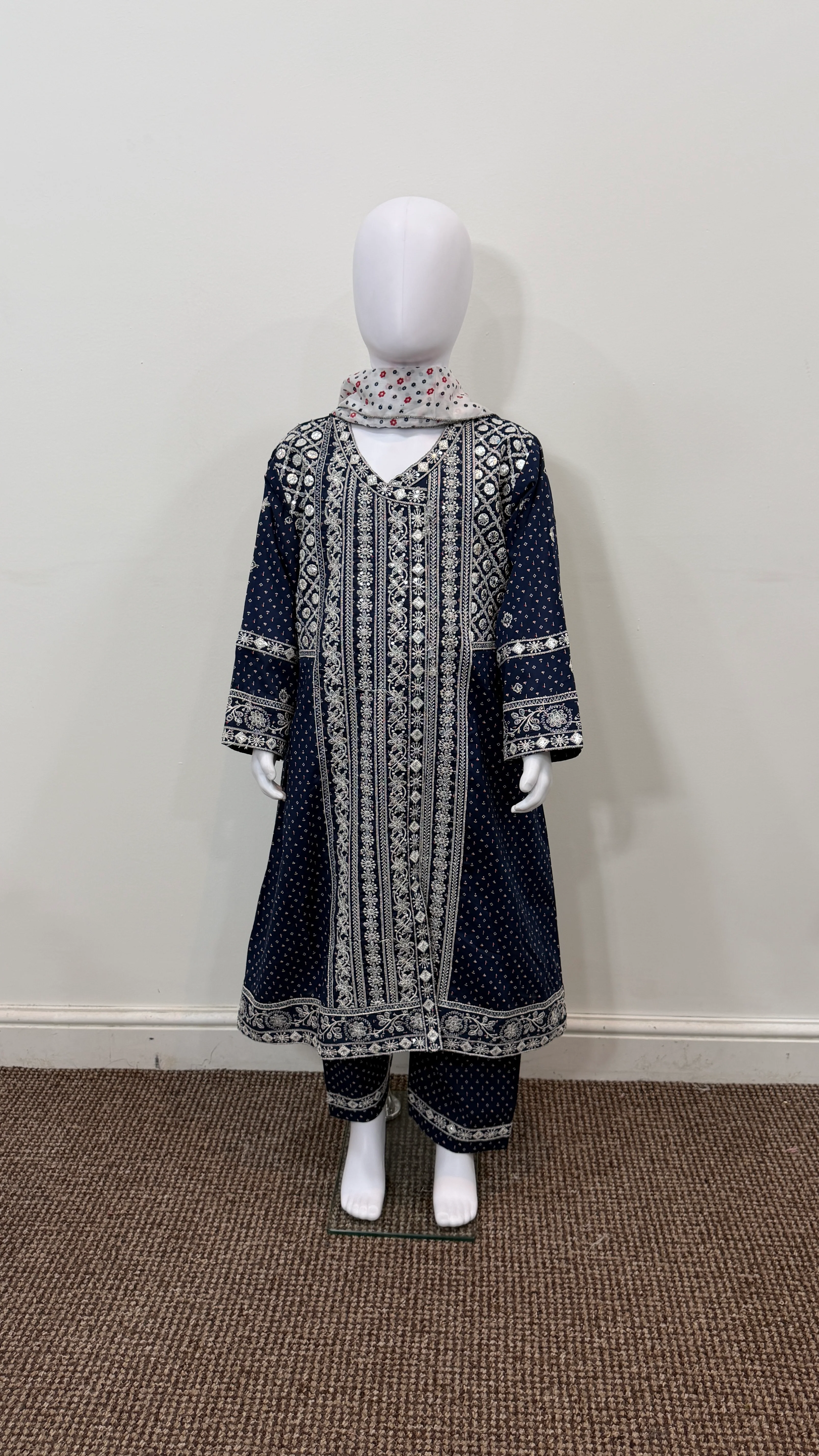 Motif Kids Cotton Printed Suit-26526 - Image 2