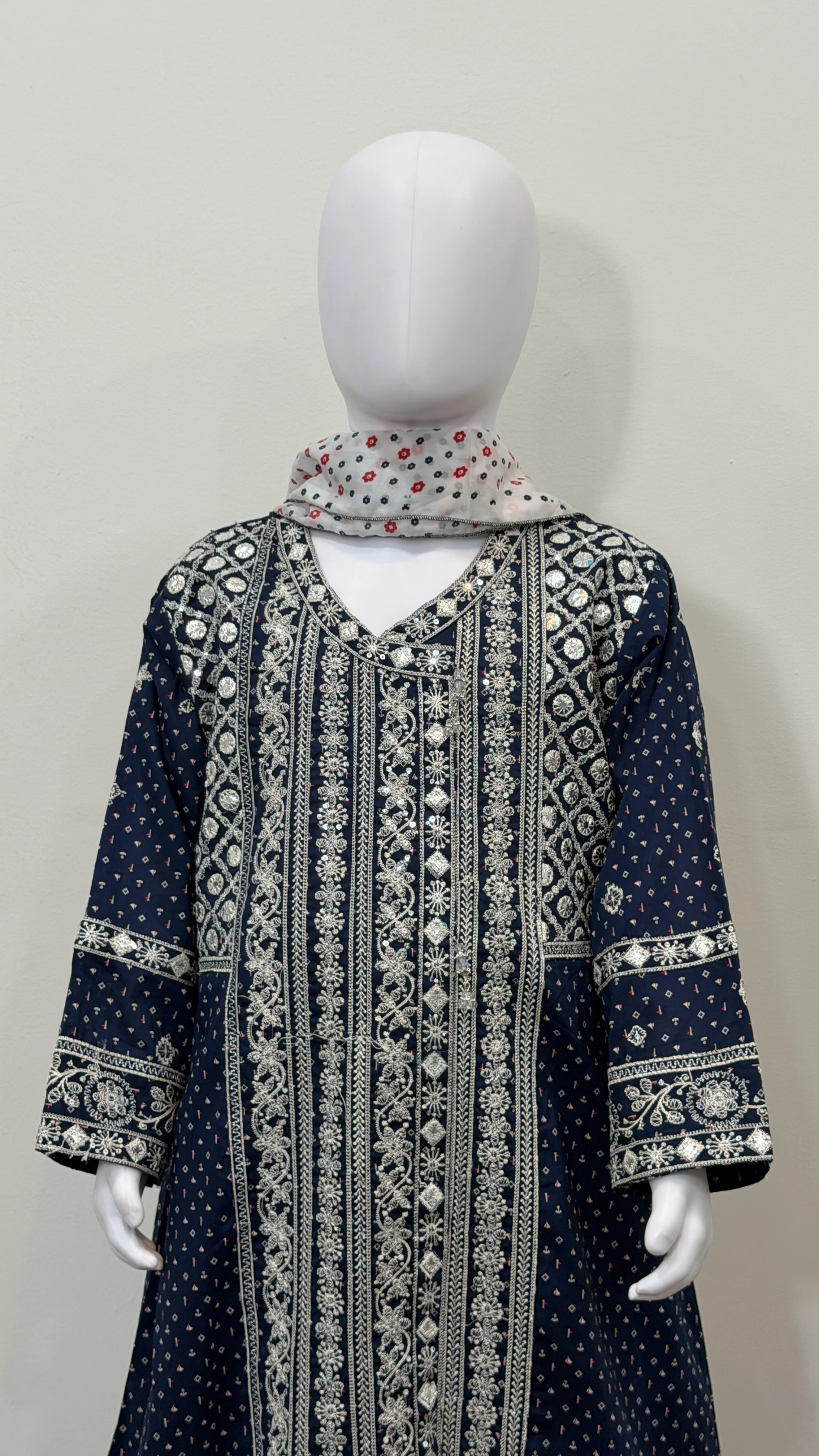 Motif Kids Cotton Printed Suit-26526 - Image 3
