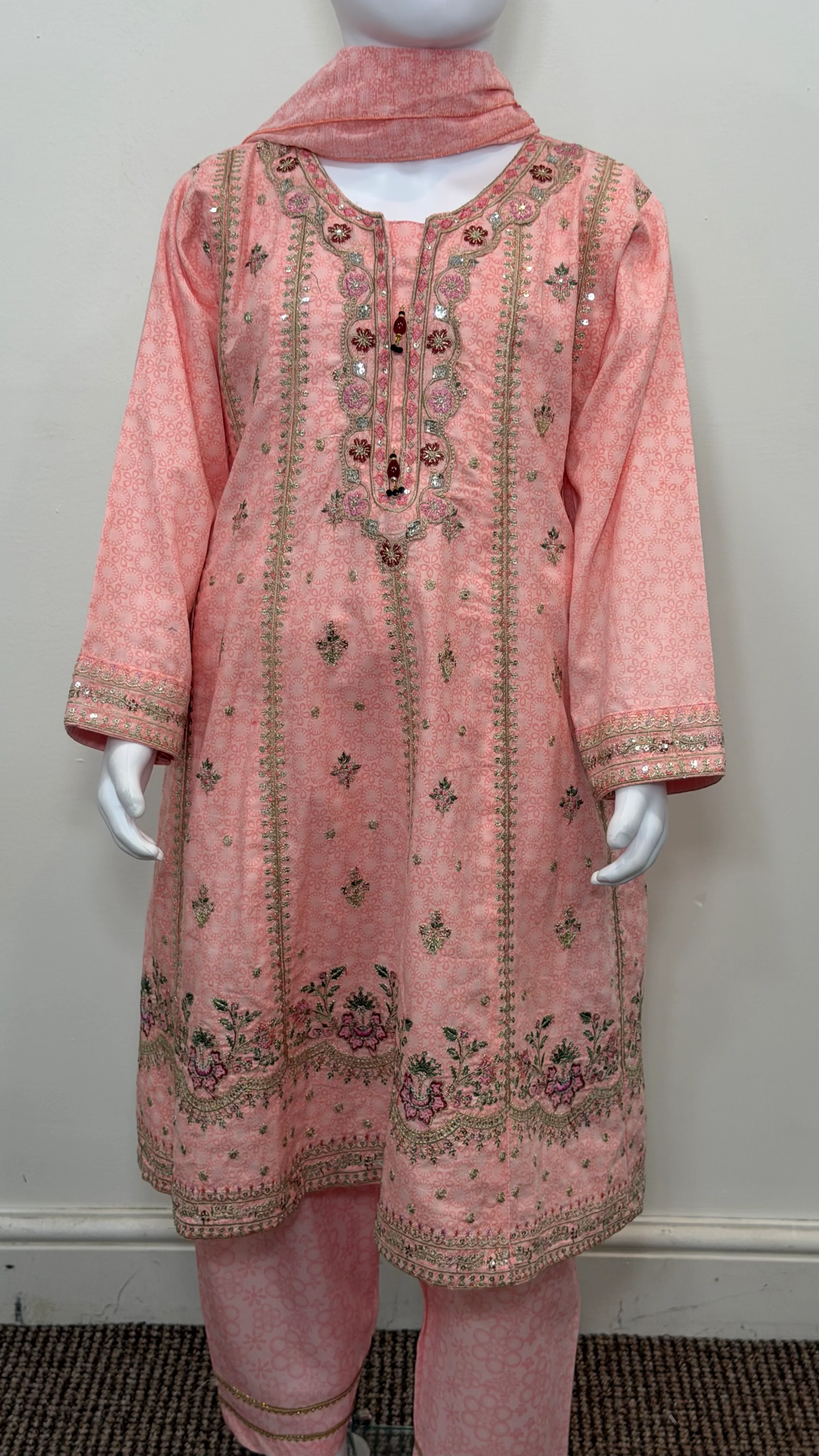Motif Kids Cotton Printed Suit-26531 - Image 4