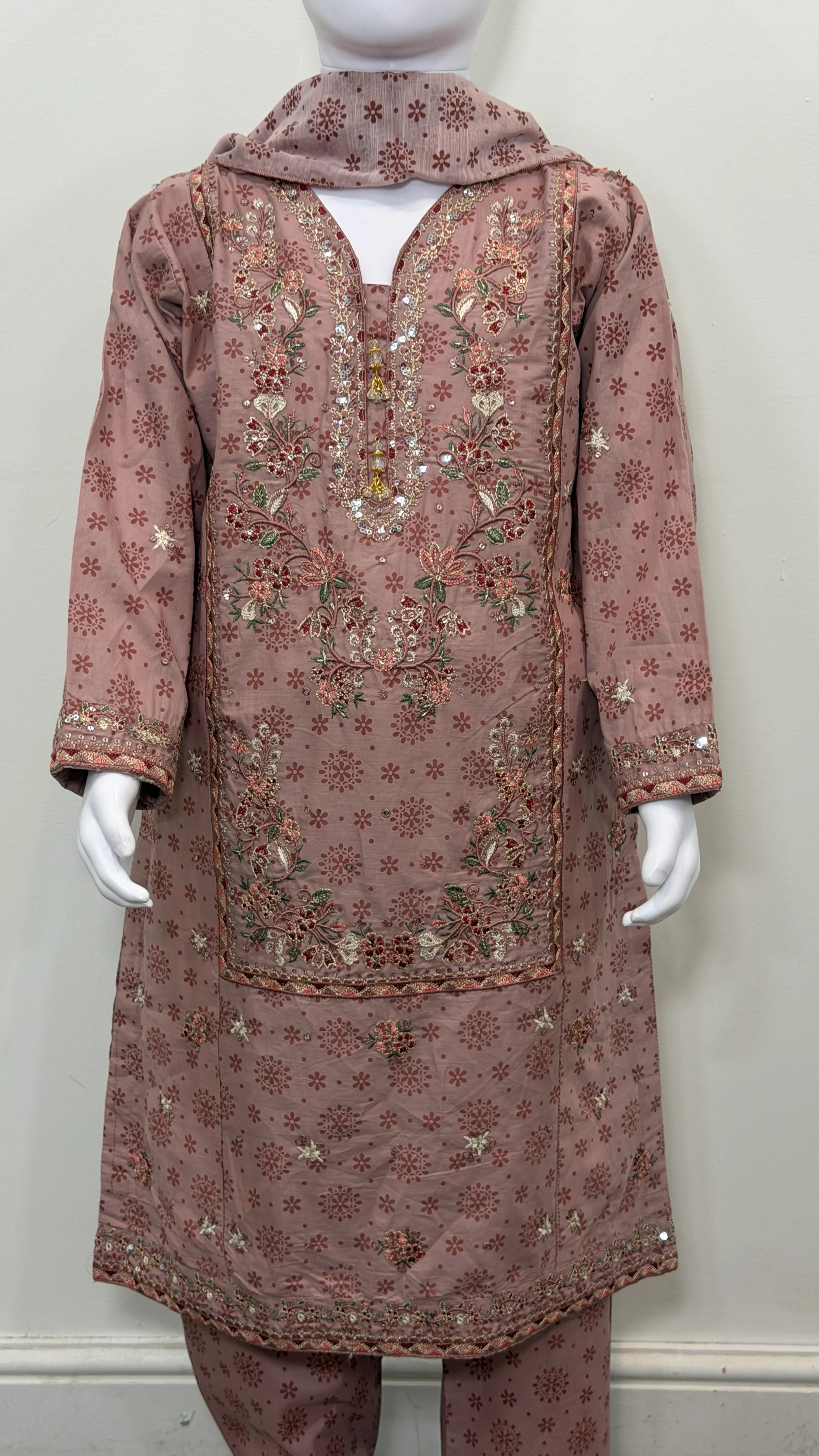 Motif Kids Cotton Printed Suit-26532 - Image 2