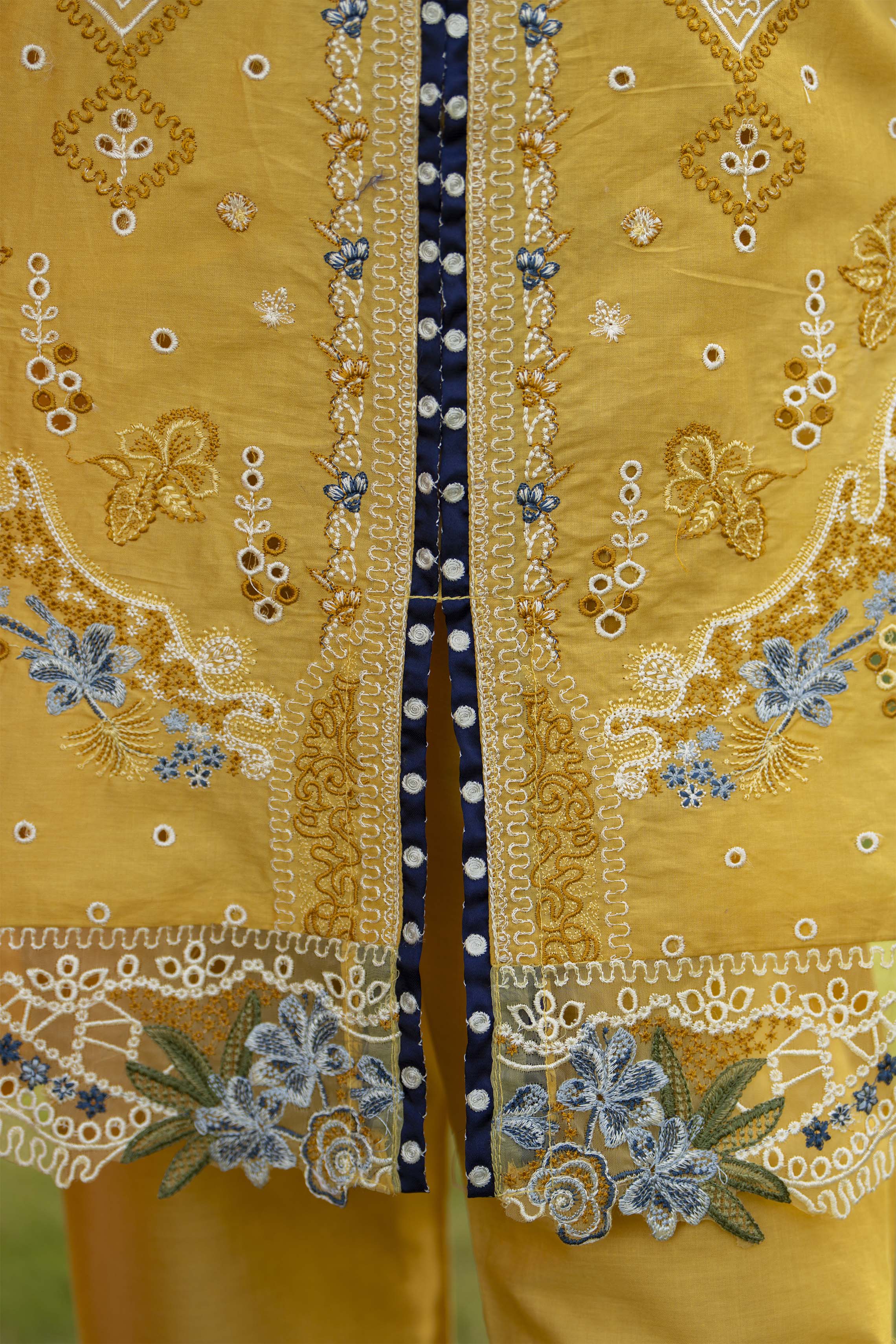 Motif Kids Embroidered Suit-029 - Image 4