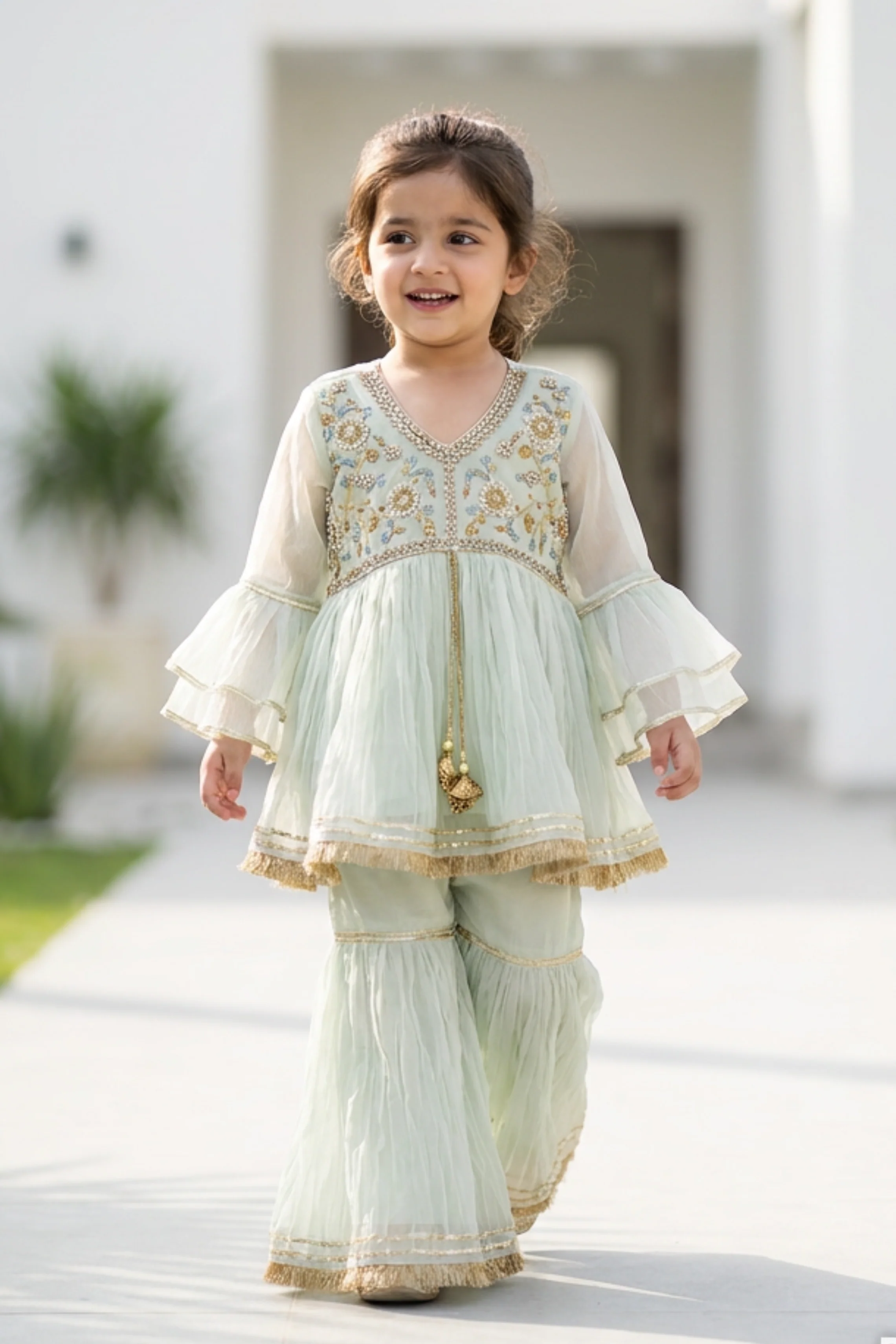 Motif Kids Embroidered Suit-25366 - Image 2