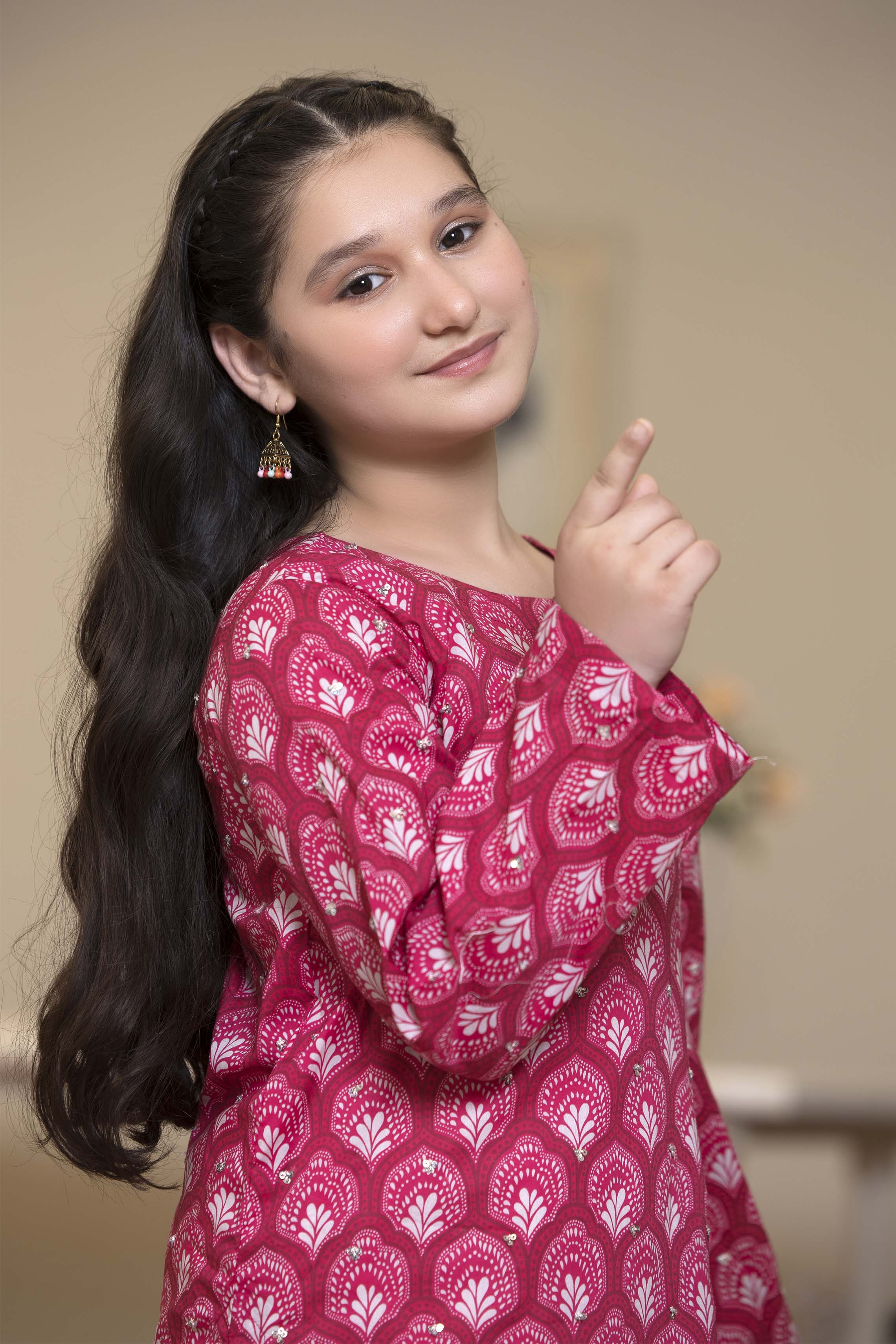 Motif Kids Lawn Embroidered Co-ord Set-013 - Image 2