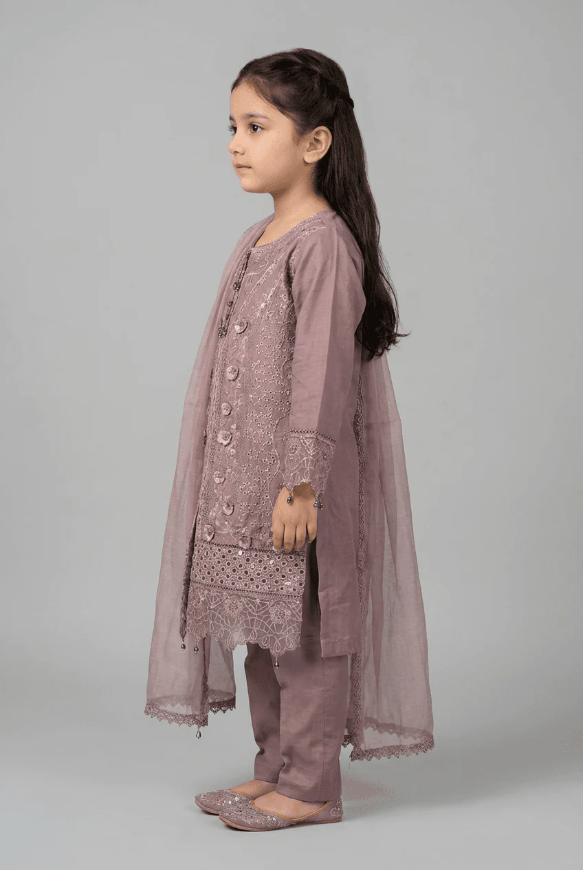 Motif Kids Lawn Embroidered Suit-030-2 - Image 3