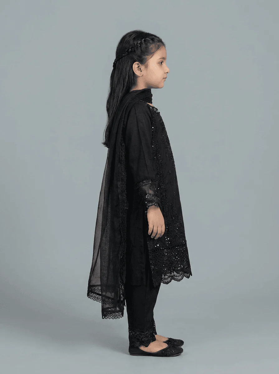 Motif Kids Lawn Embroidered Suit-031 - Image 4