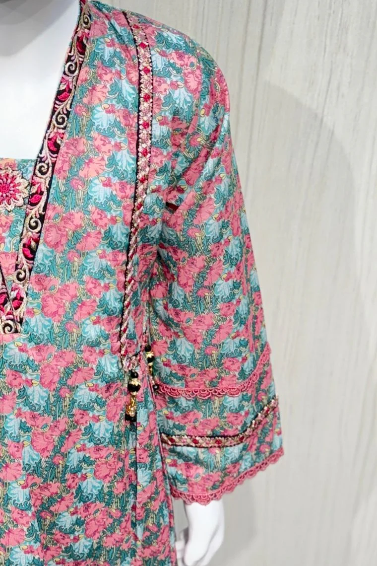 Motif Kids Lawn Printed Suit-25609 - Image 9