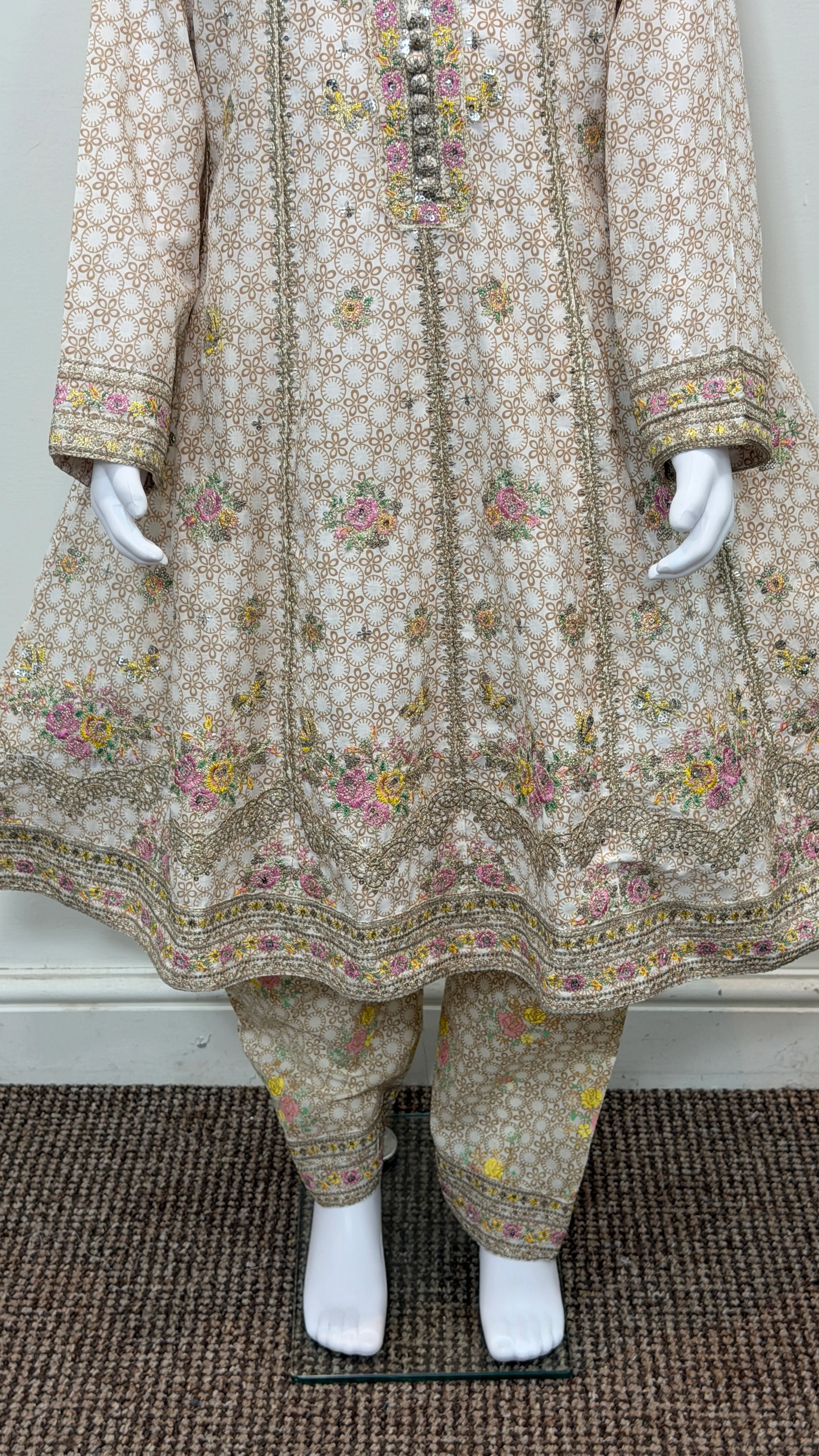 Motif Kids Lawn Printed Suit-26507 - Image 2