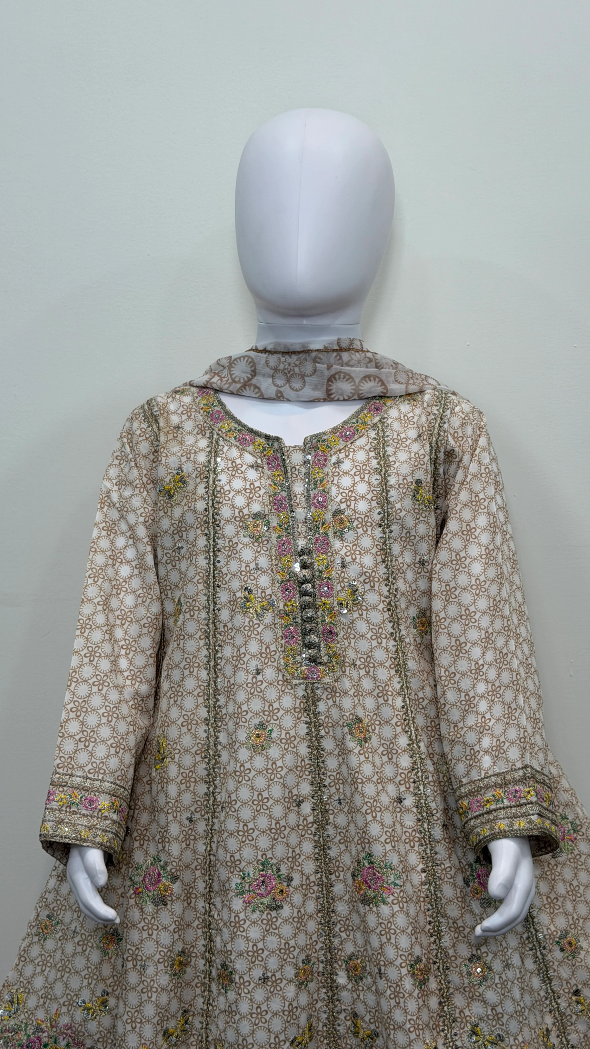 Motif Kids Lawn Printed Suit-26507 - Image 3