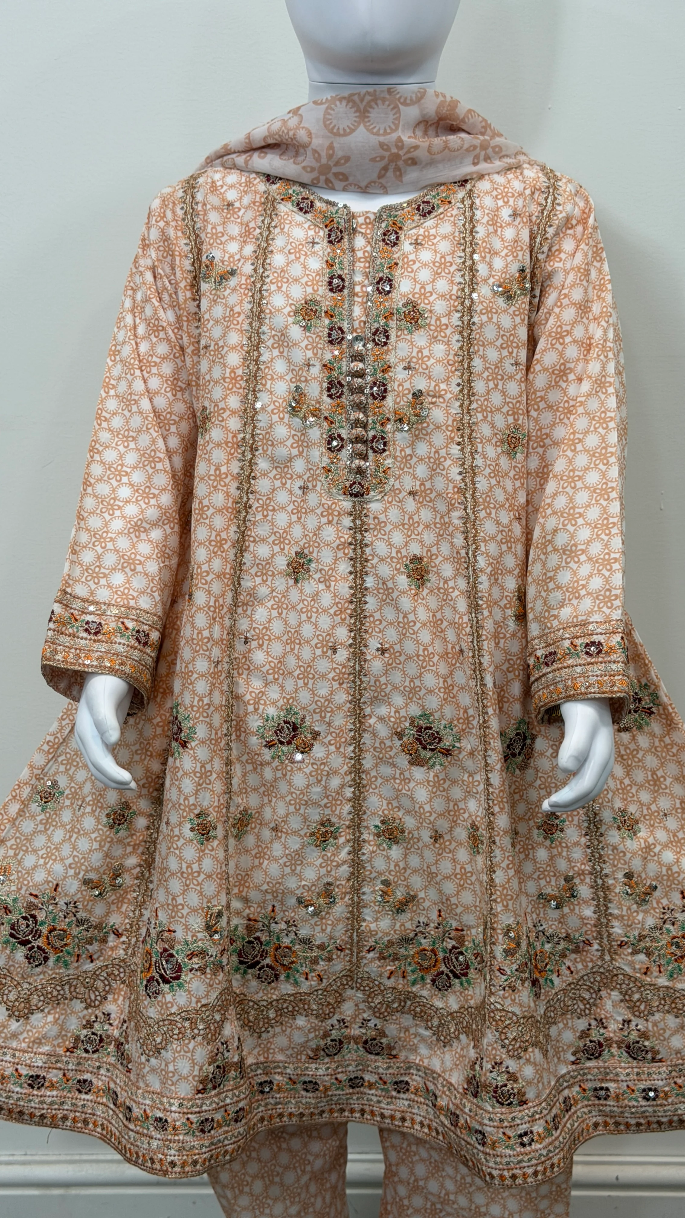 Motif Kids Lawn Printed Suit-26507 - Image 8