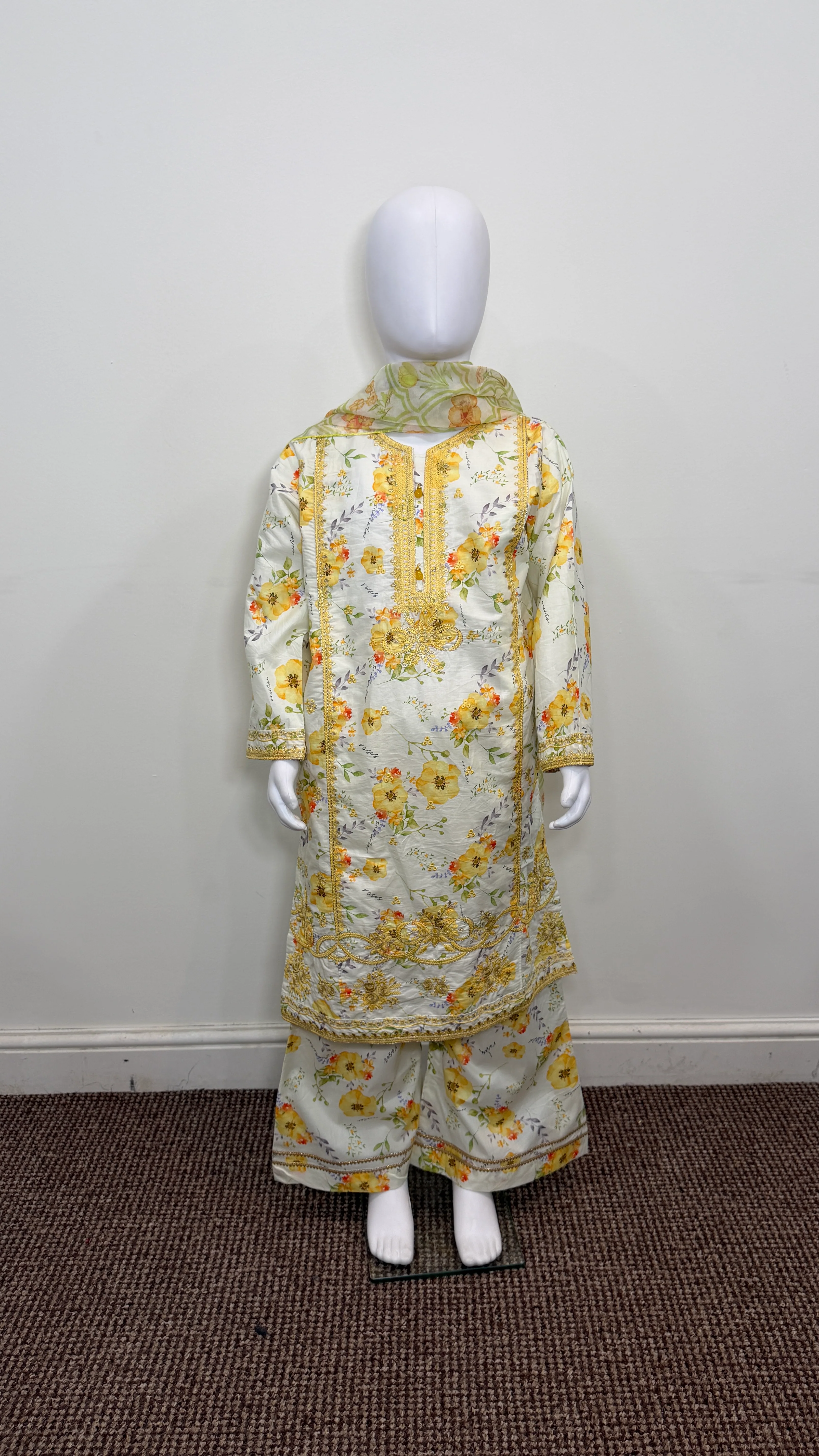 Motif Kids Lawn Printed Suit-26509 - Image 2