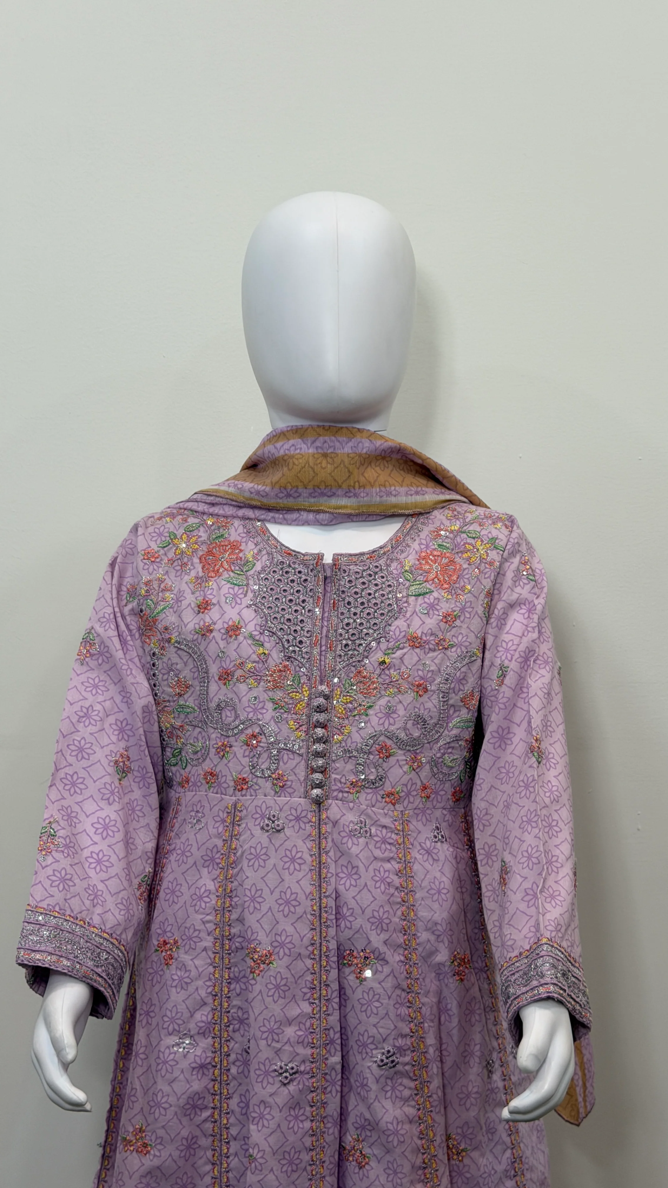 Motif Kids Lawn Printed Suit-26515 - Image 3