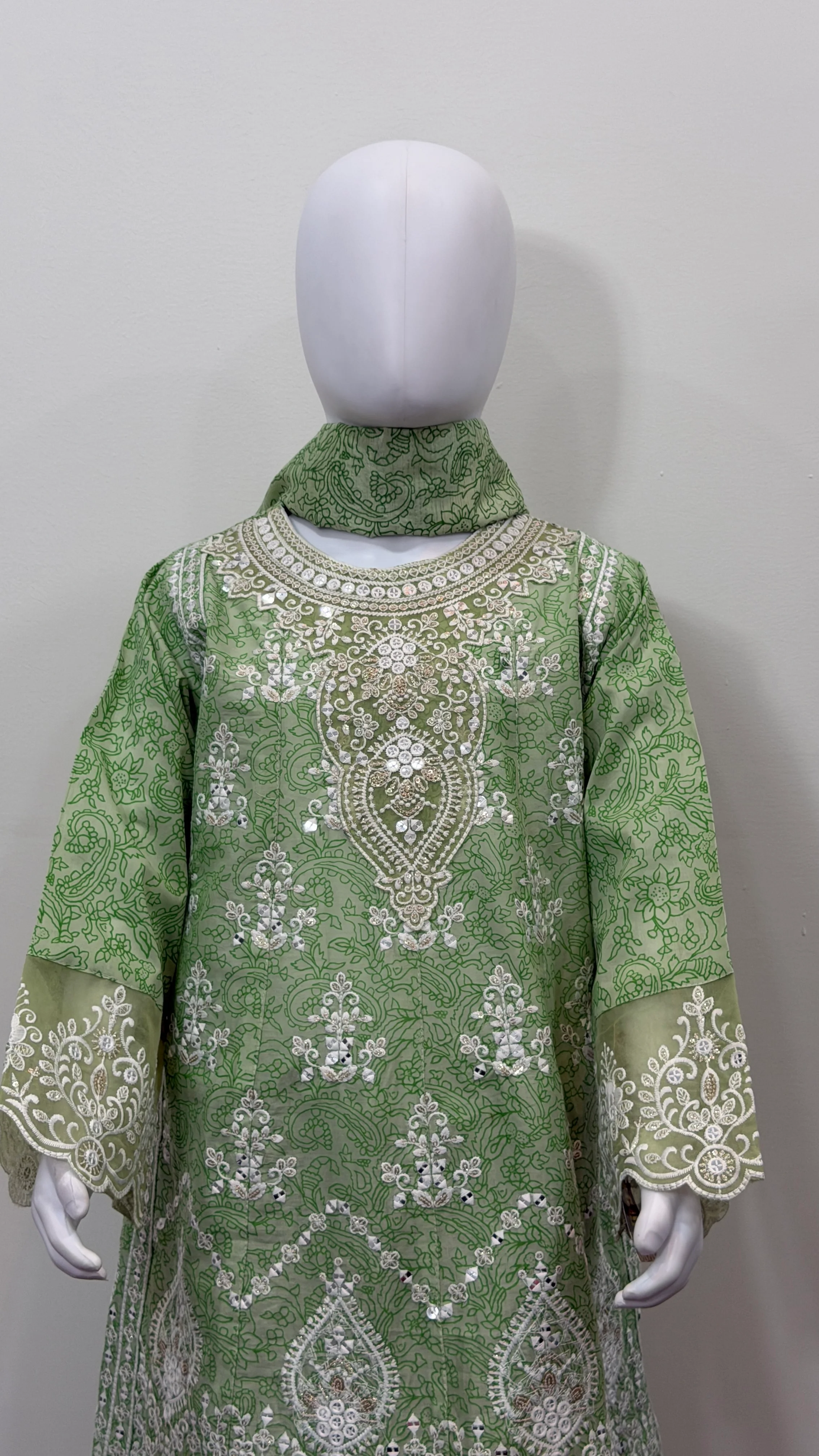 Motif Kids Lawn Printed Suit-26521 - Image 2