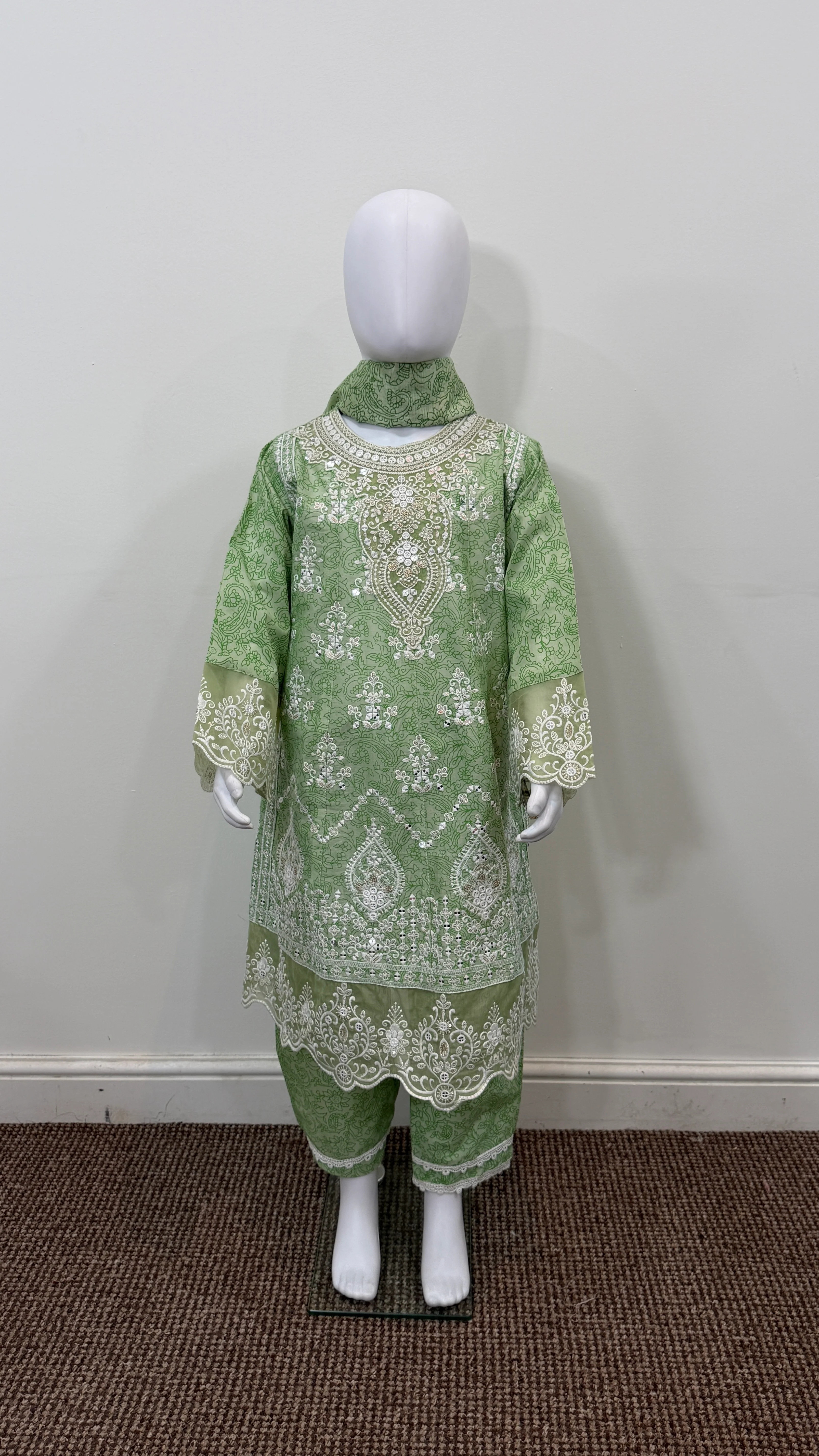 Motif Kids Lawn Printed Suit-26521 - Image 3