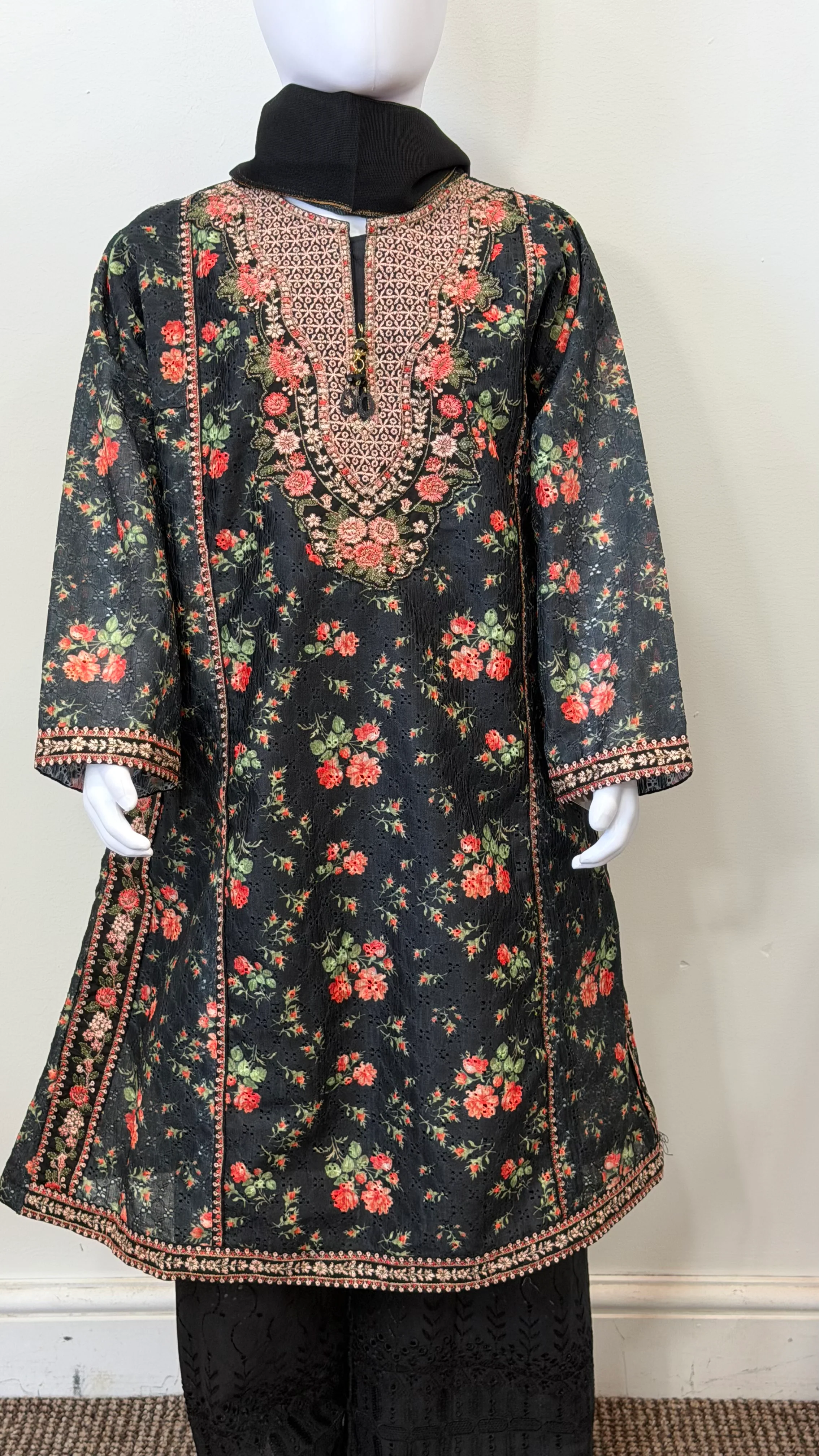 Motif Kids Munar Printed Suit-26535 - Image 2