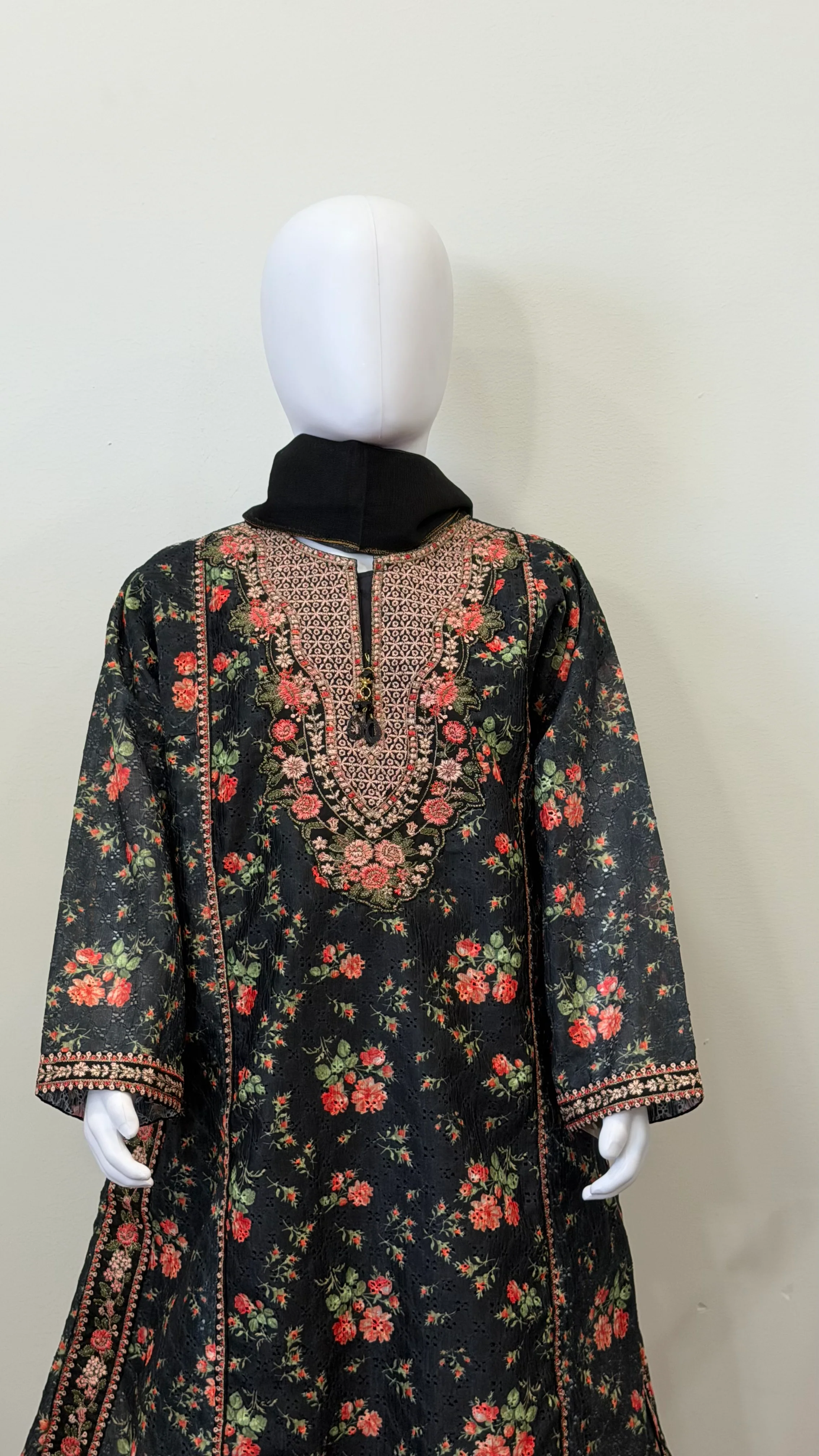 Motif Kids Munar Printed Suit-26535 - Image 3