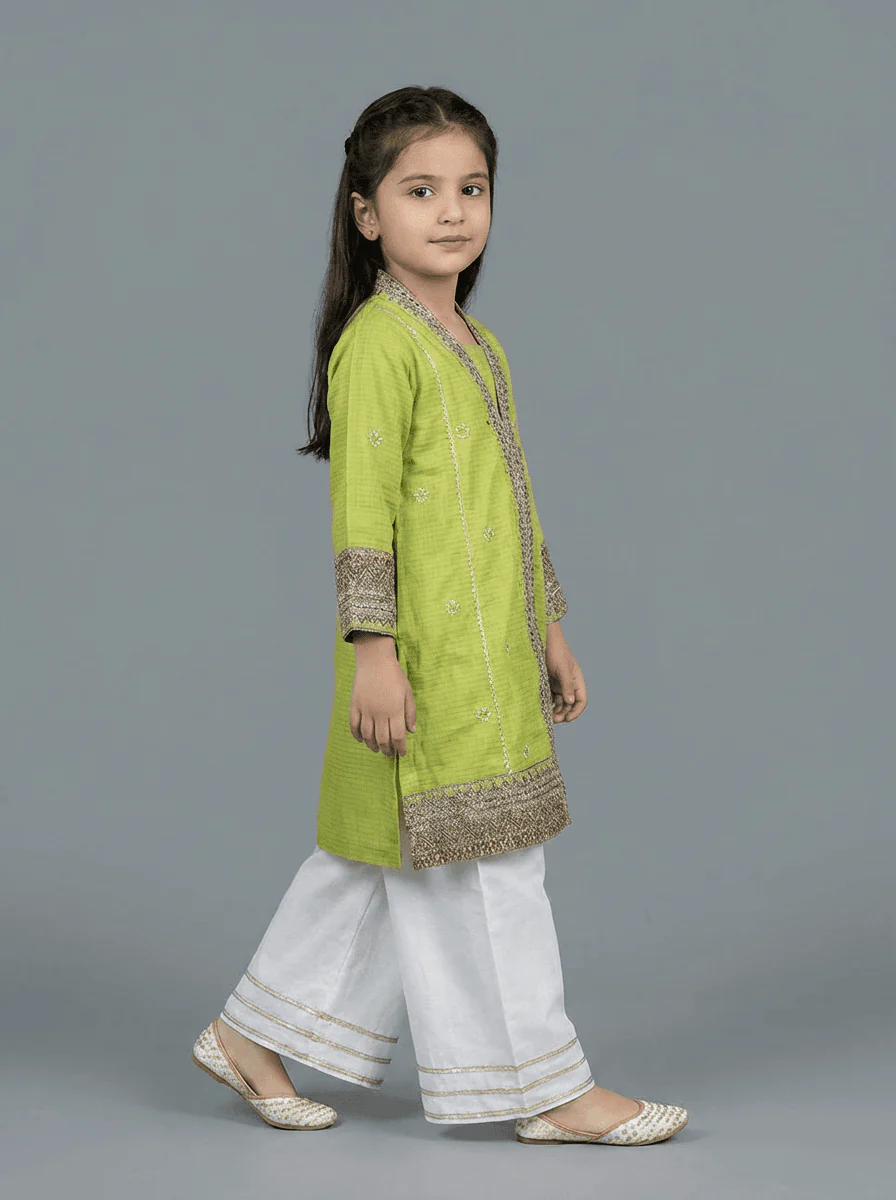 Motif Kids Solid A-Line Suit-062 - Image 3